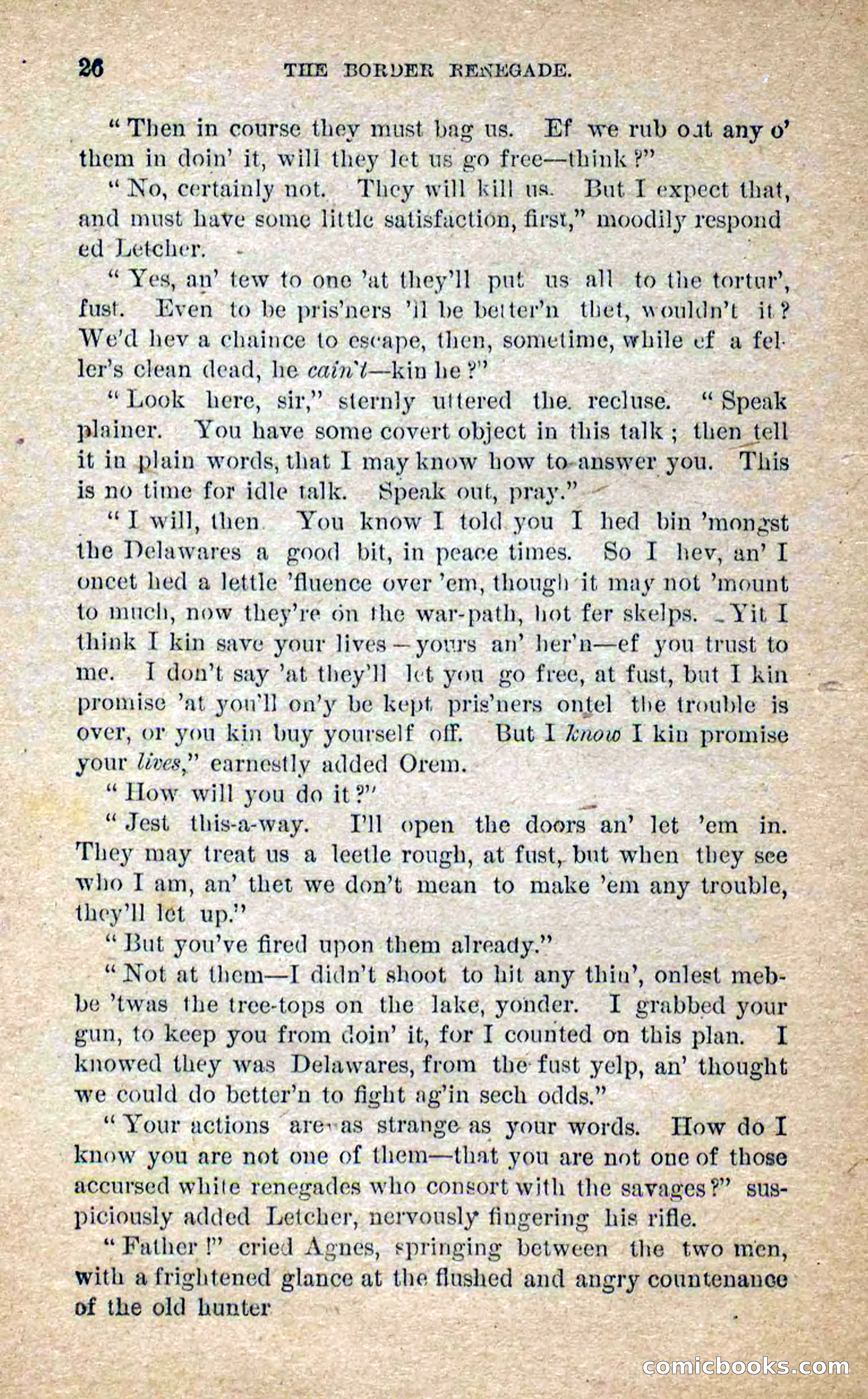Beadle's Dime Novels No. 250: The Border Renegade — page 22 of 72
