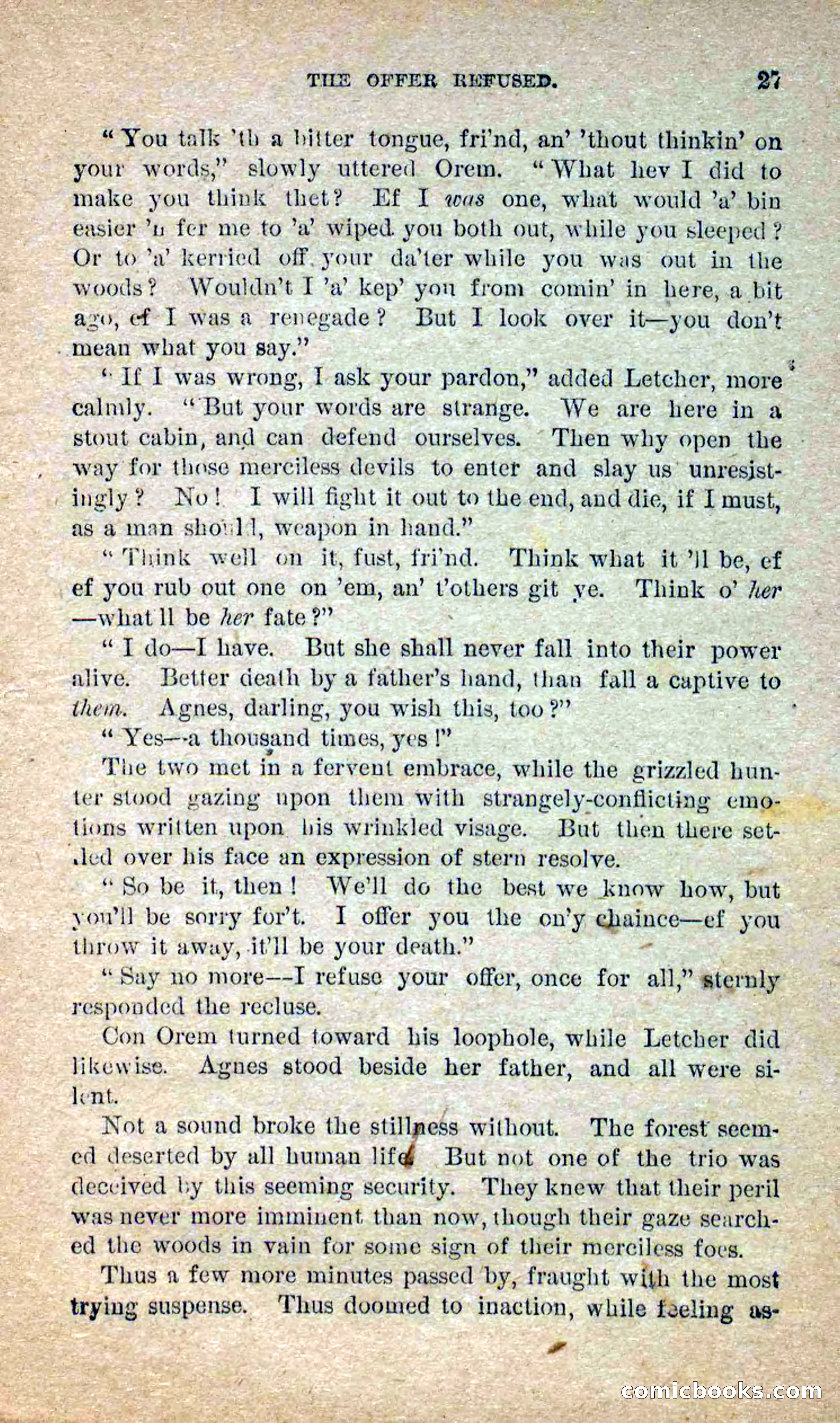 Beadle's Dime Novels No. 250: The Border Renegade — page 23 of 72