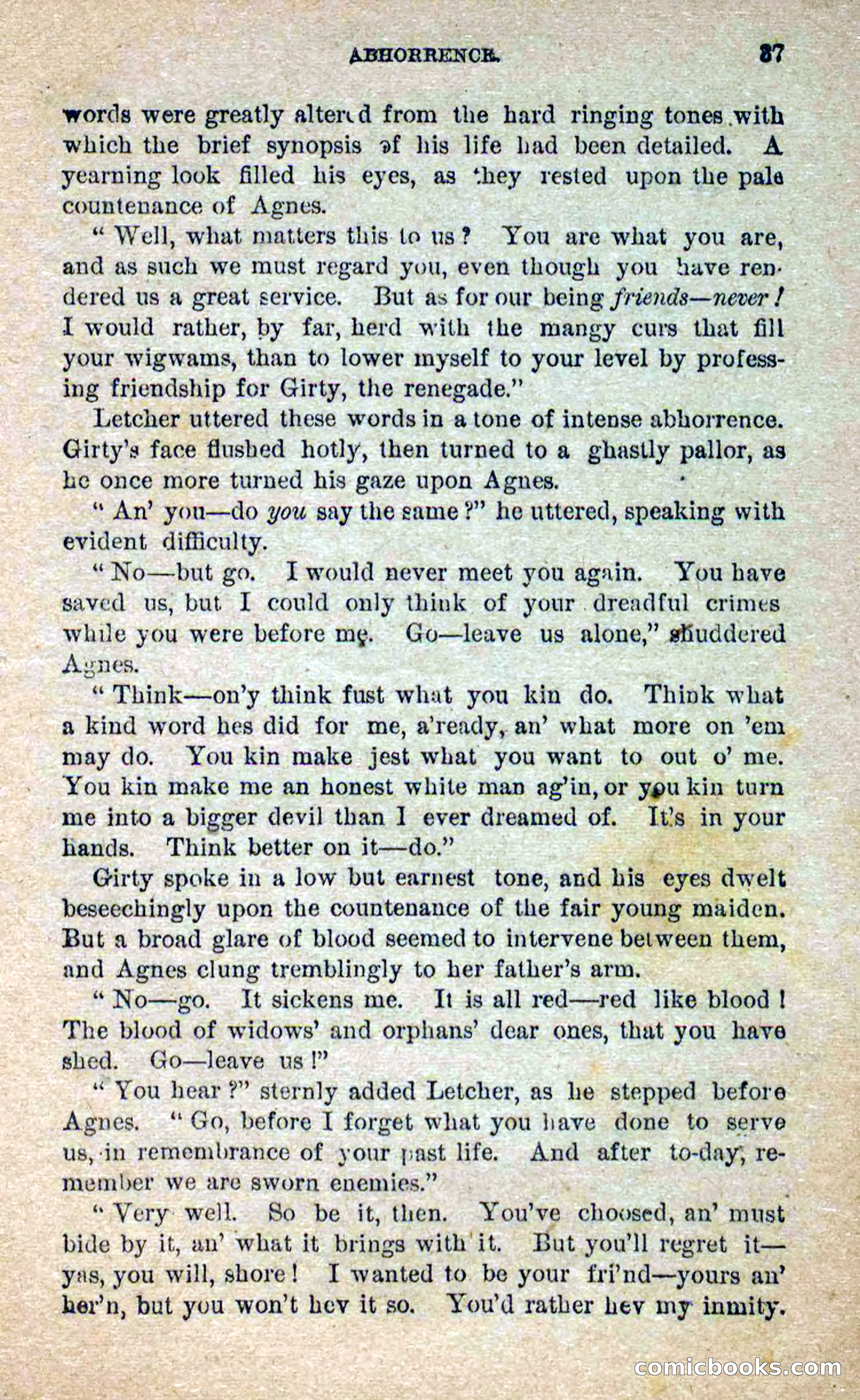 Beadle's Dime Novels No. 250: The Border Renegade — page 33 of 72