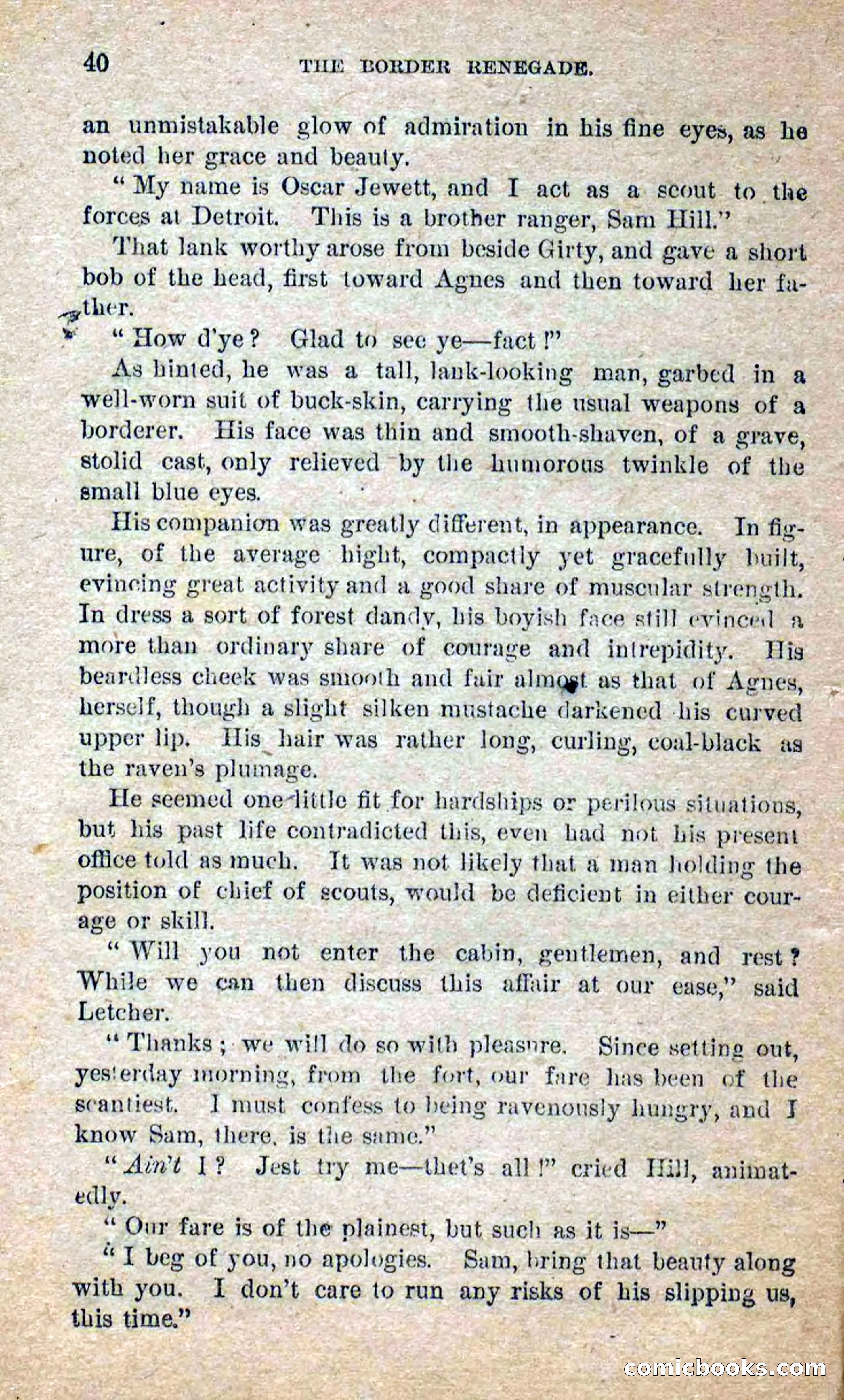 Beadle's Dime Novels No. 250: The Border Renegade — page 36 of 72