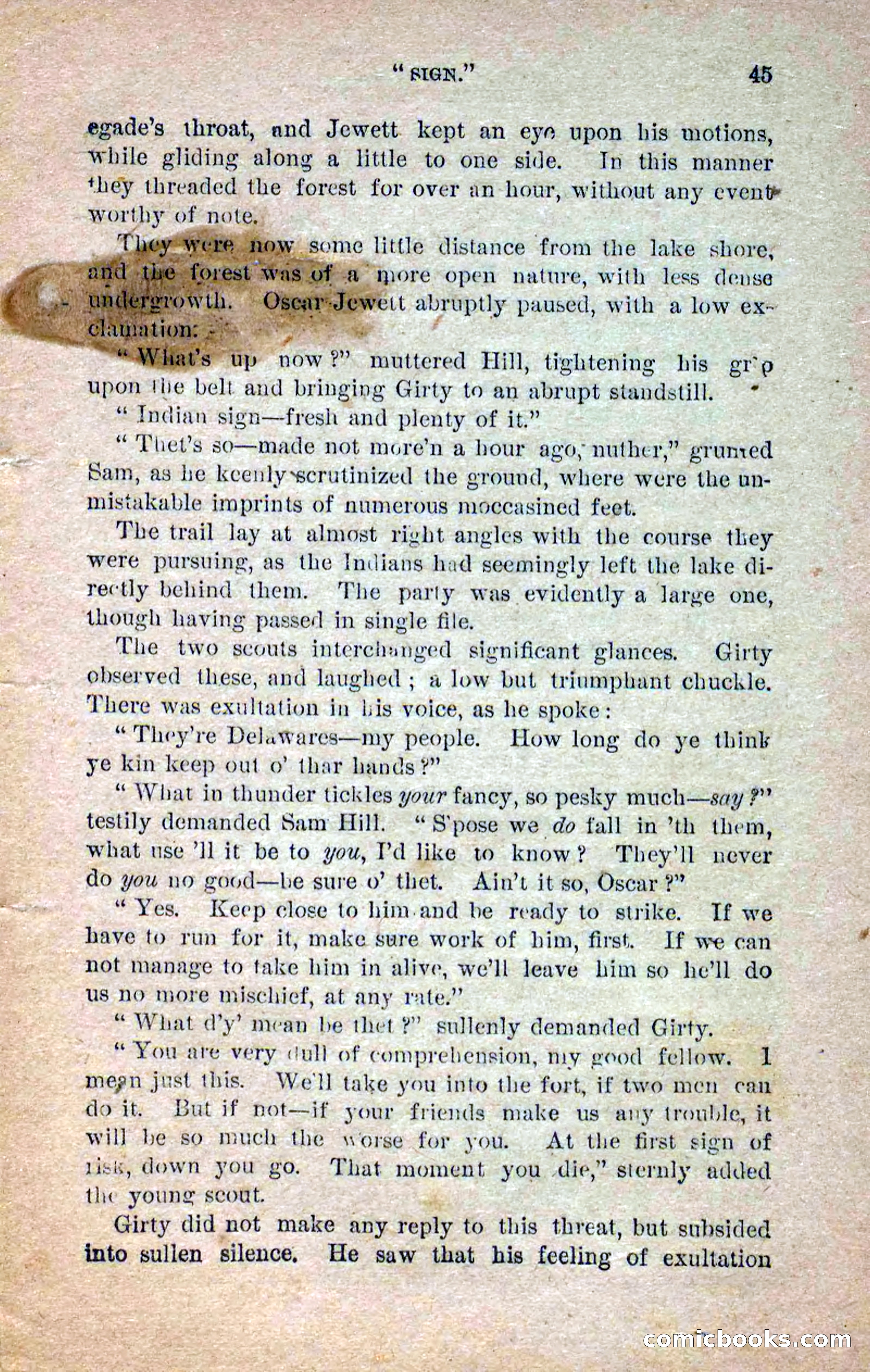Beadle's Dime Novels No. 250: The Border Renegade — page 41 of 72