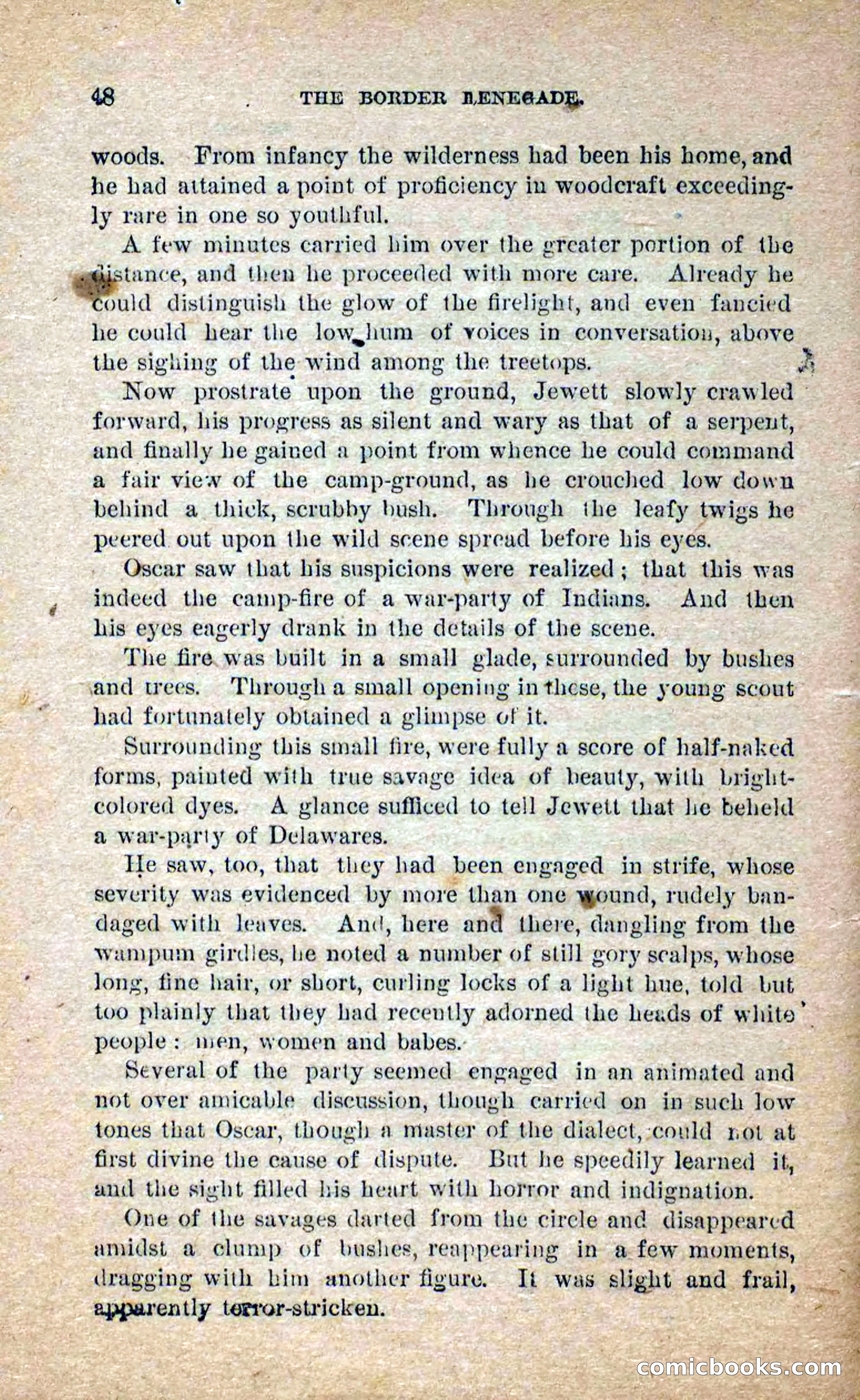 Beadle's Dime Novels No. 250: The Border Renegade — page 44 of 72