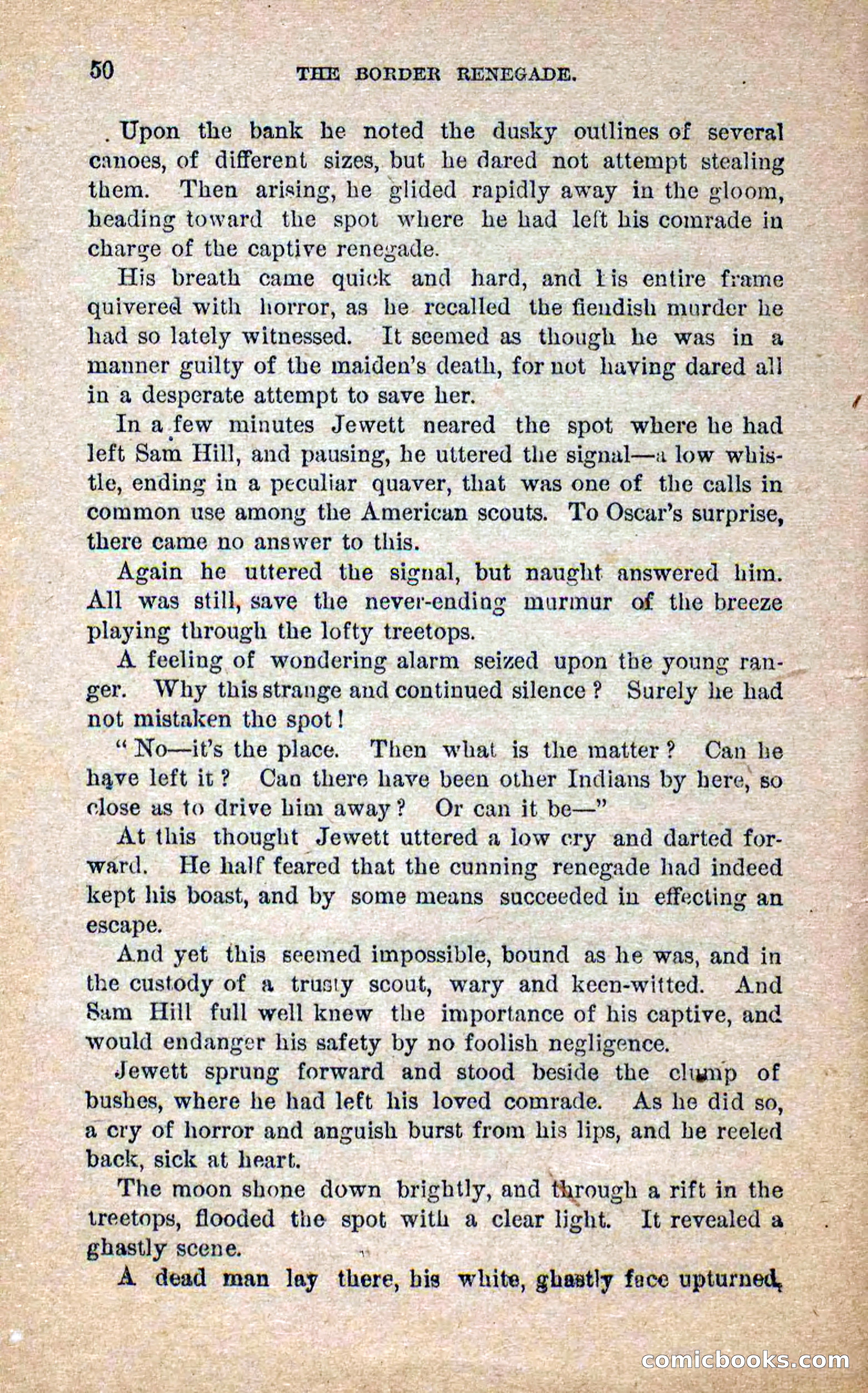 Beadle's Dime Novels No. 250: The Border Renegade — page 46 of 72