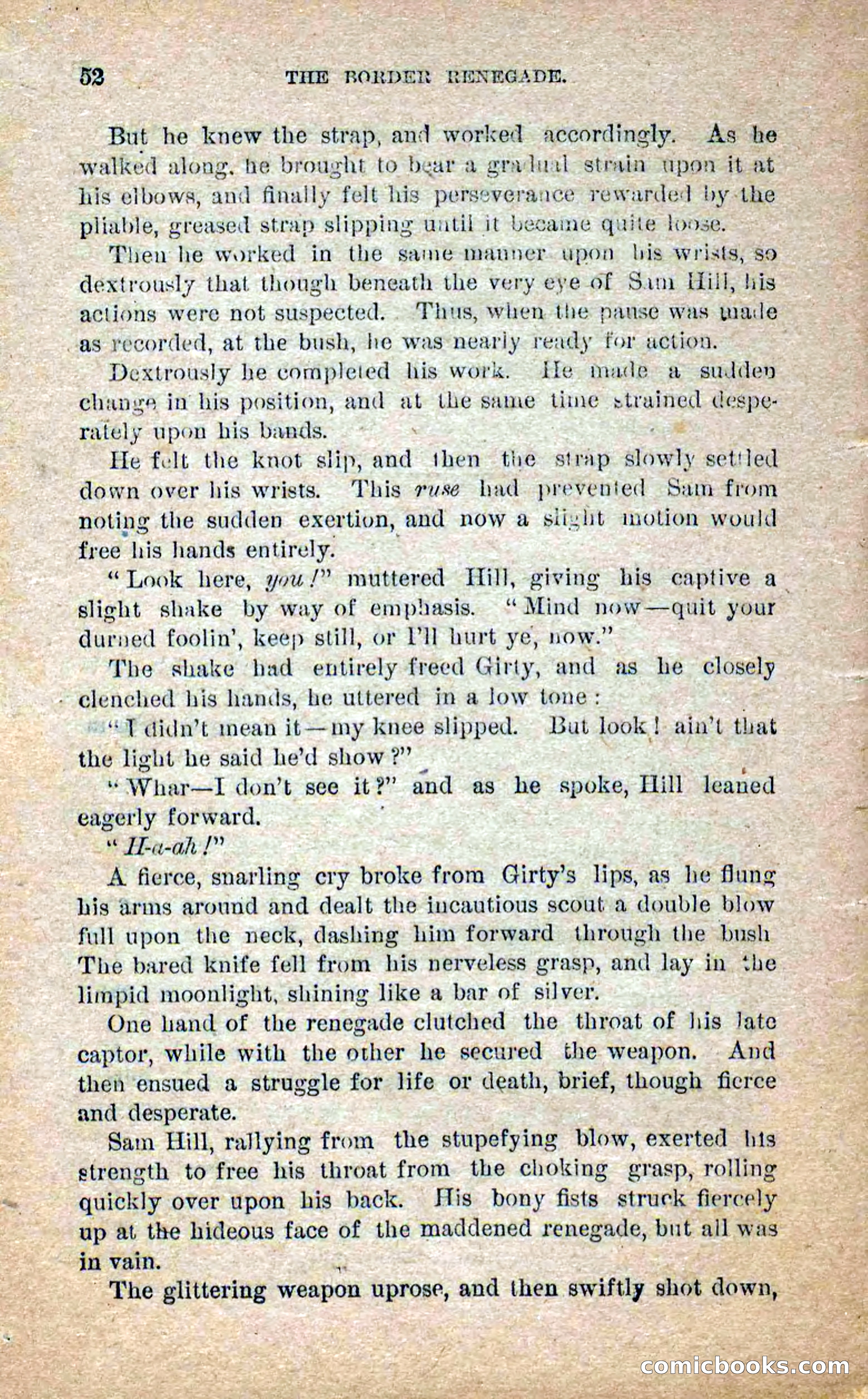 Beadle's Dime Novels No. 250: The Border Renegade — page 48 of 72