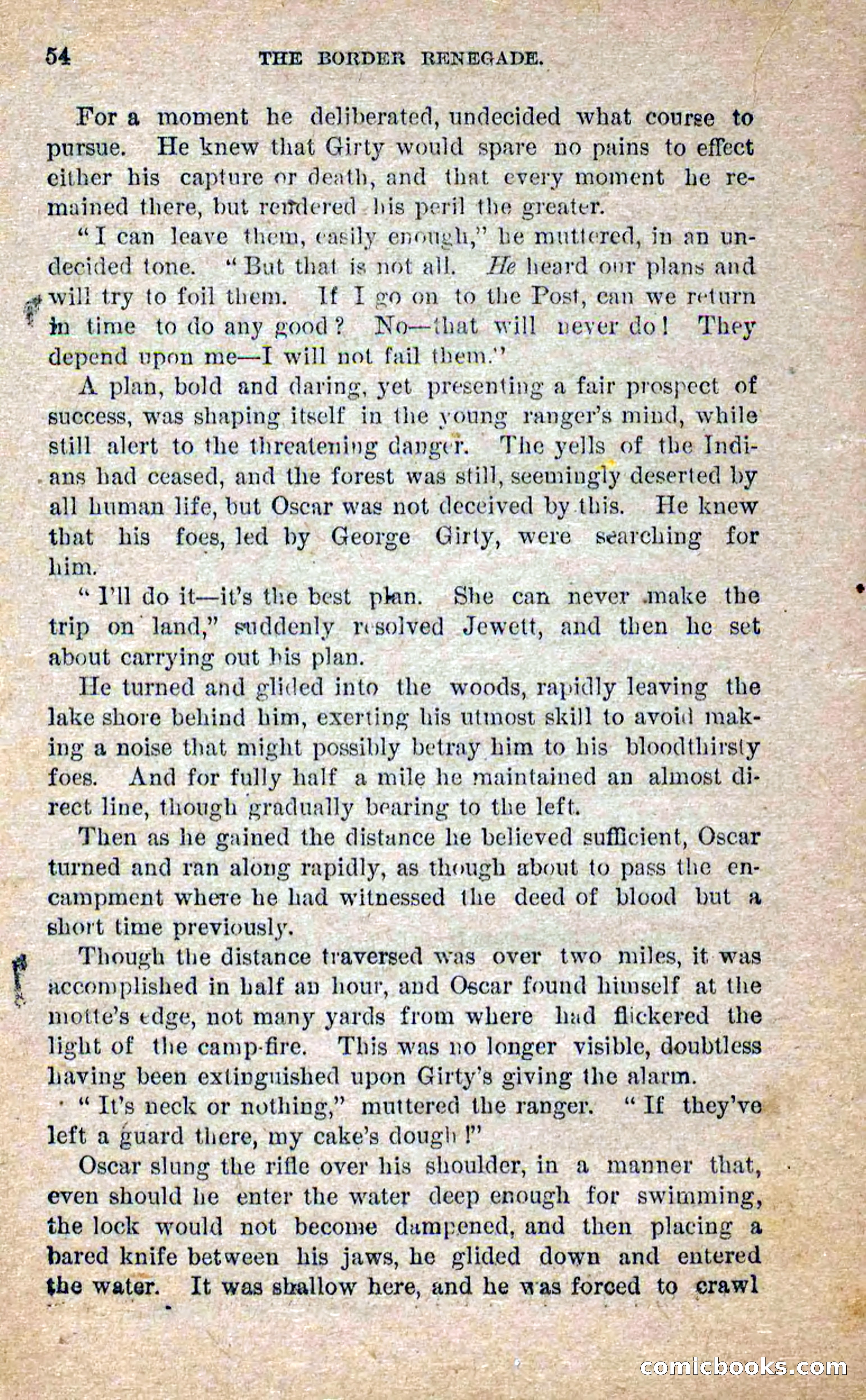 Beadle's Dime Novels No. 250: The Border Renegade — page 50 of 72