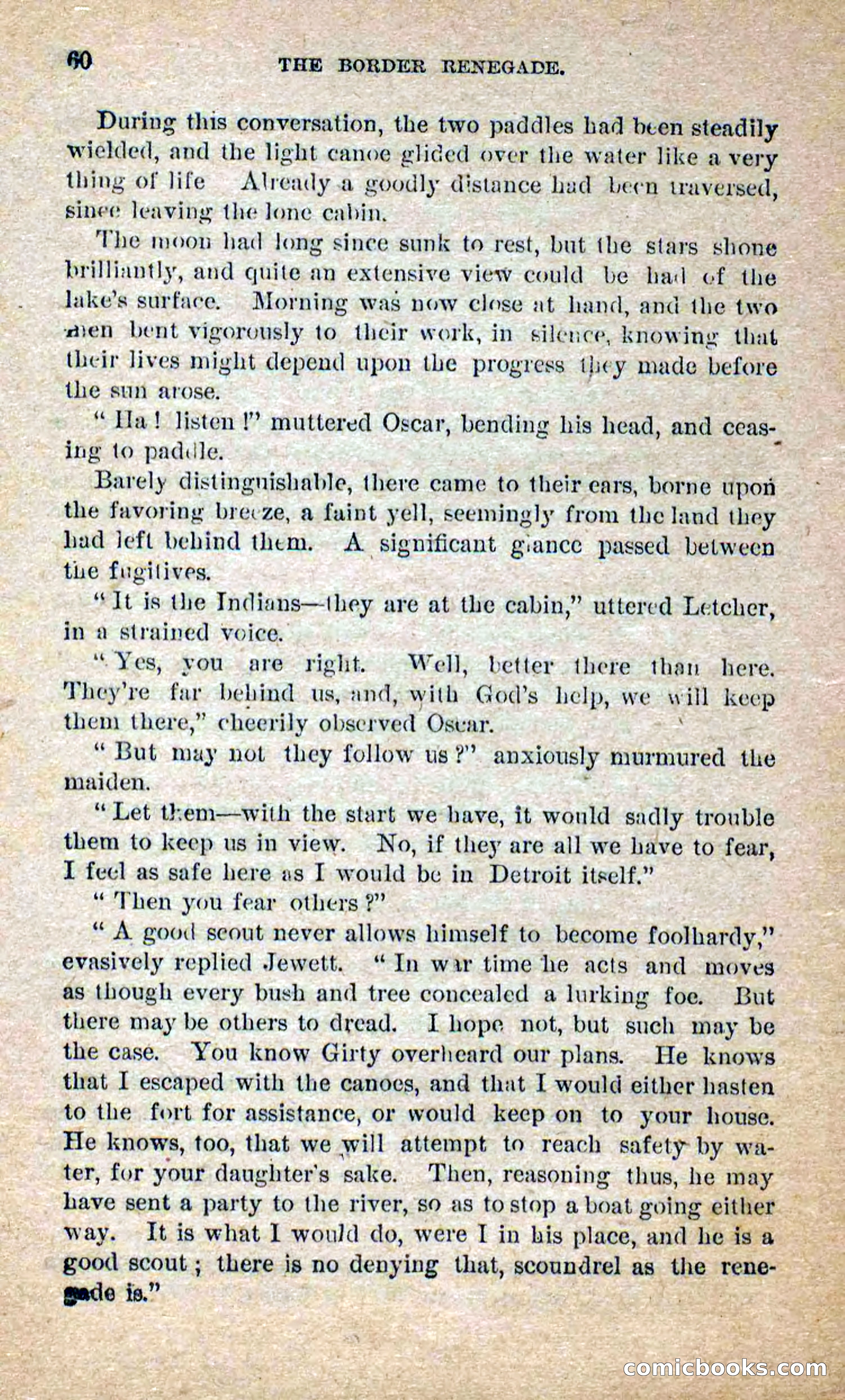 Beadle's Dime Novels No. 250: The Border Renegade — page 56 of 72