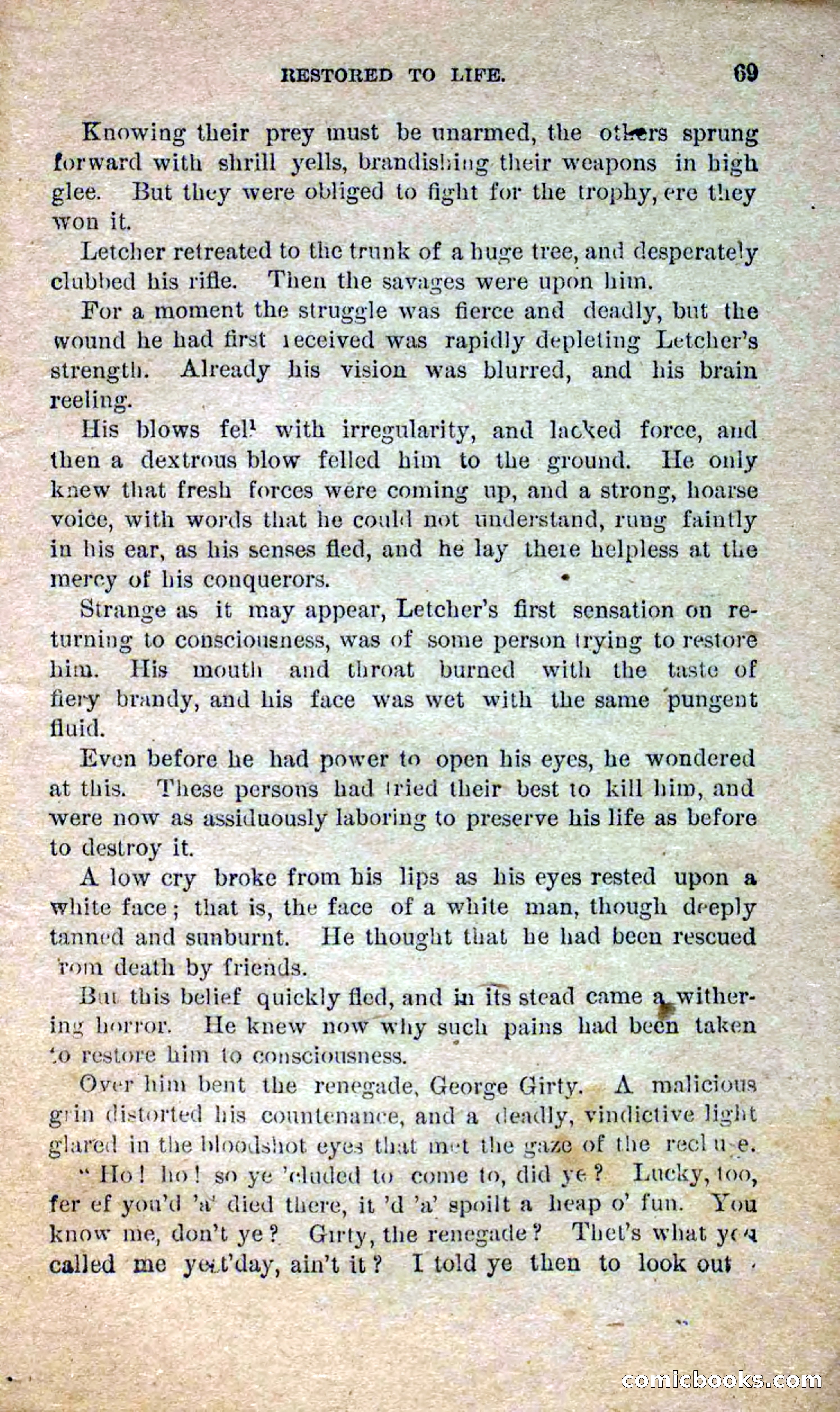 Beadle's Dime Novels No. 250: The Border Renegade — page 65 of 72