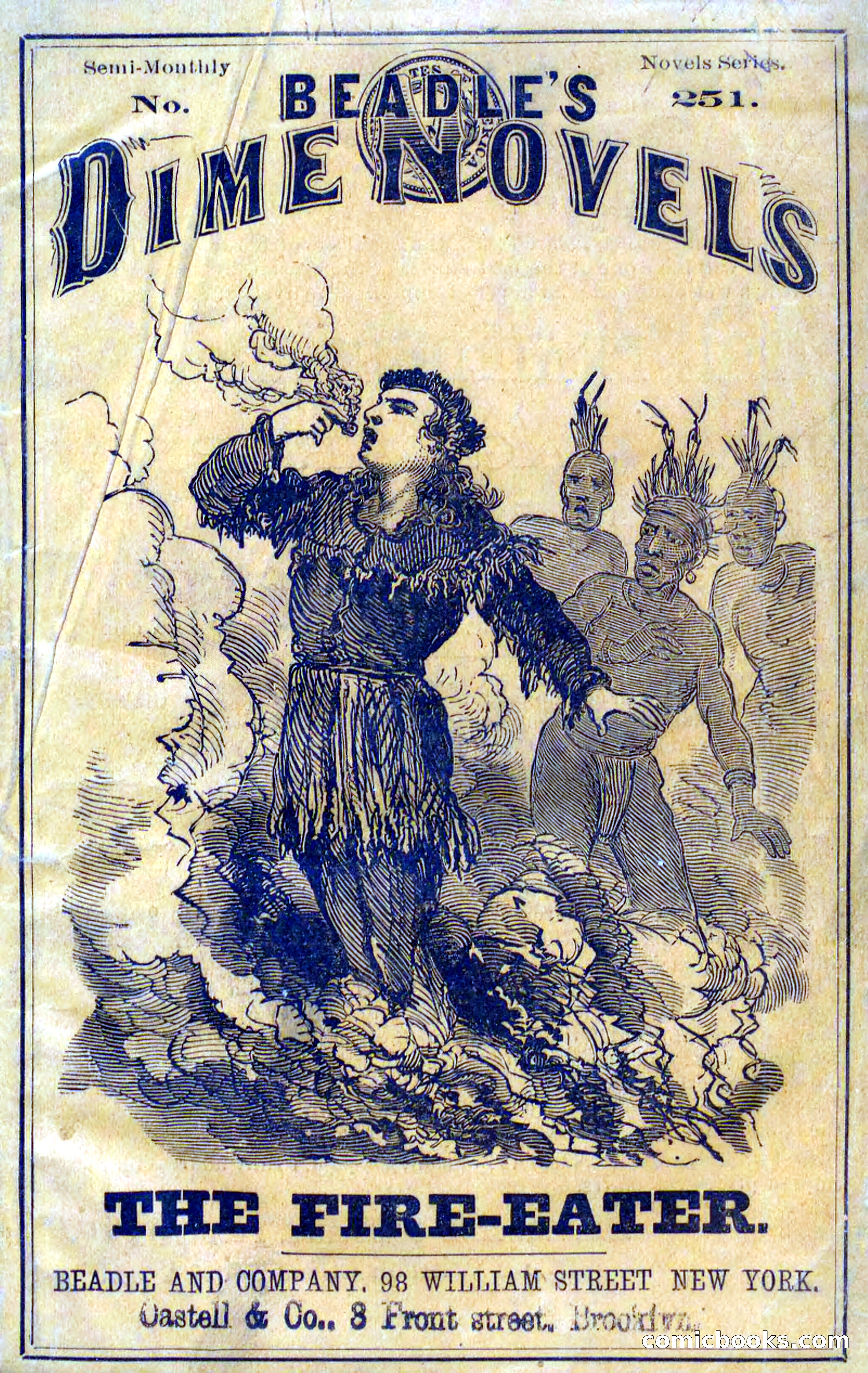 Beadle's Dime Novels No. 251: The Fire-Eater — page 1 of 100