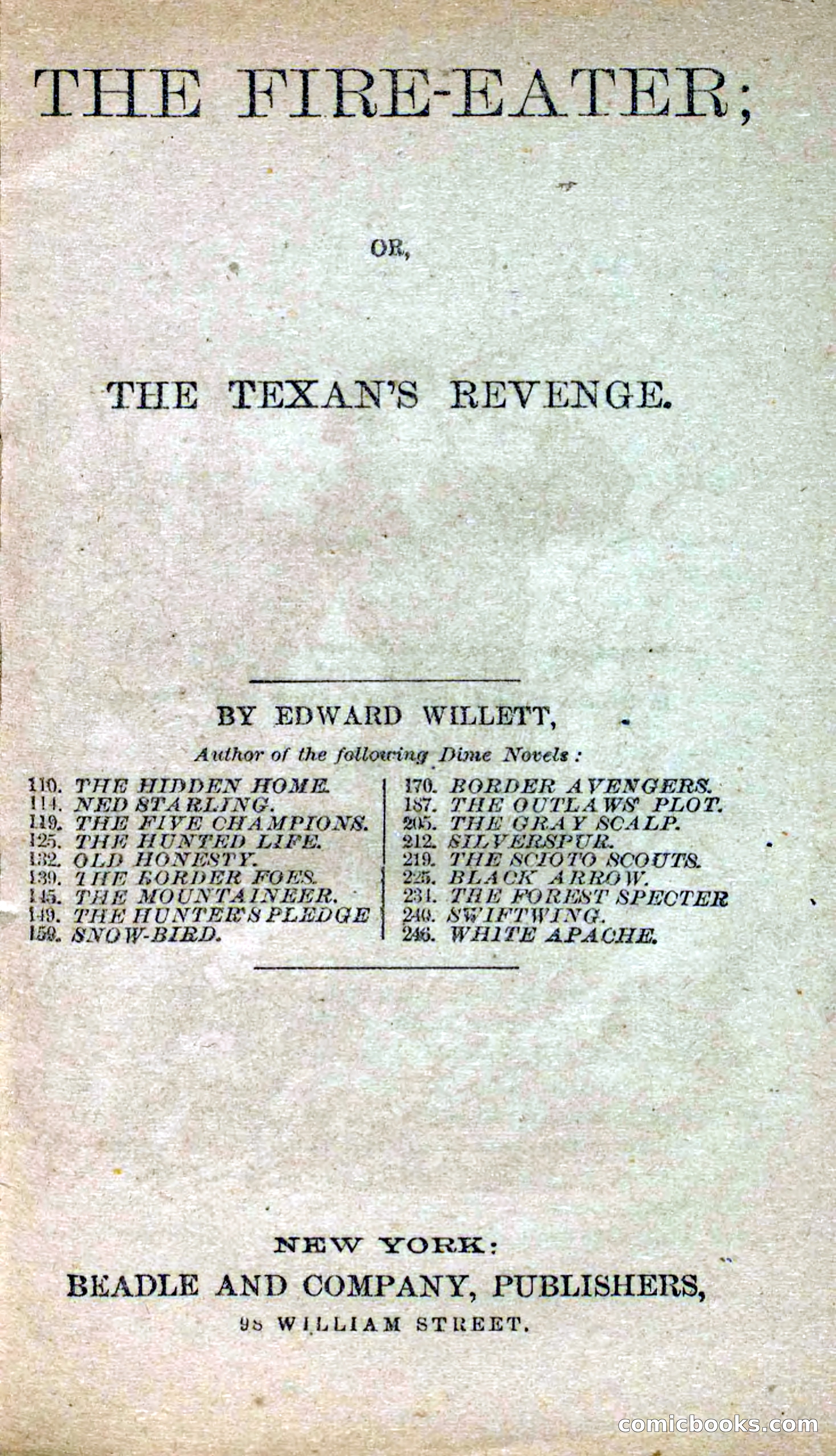 Beadle's Dime Novels No. 251: The Fire-Eater — page 5 of 100