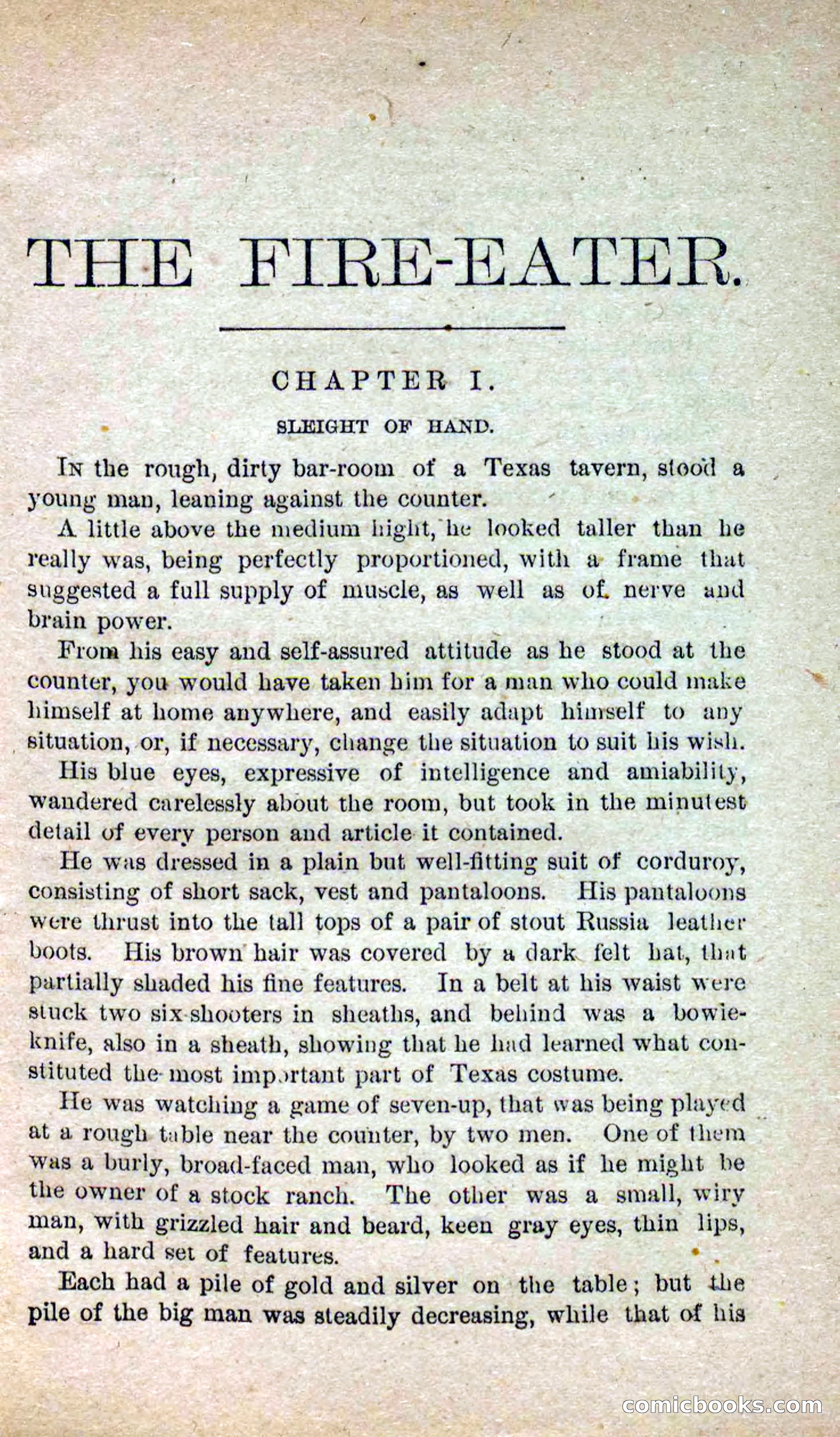 Beadle's Dime Novels No. 251: The Fire-Eater — page 7 of 100