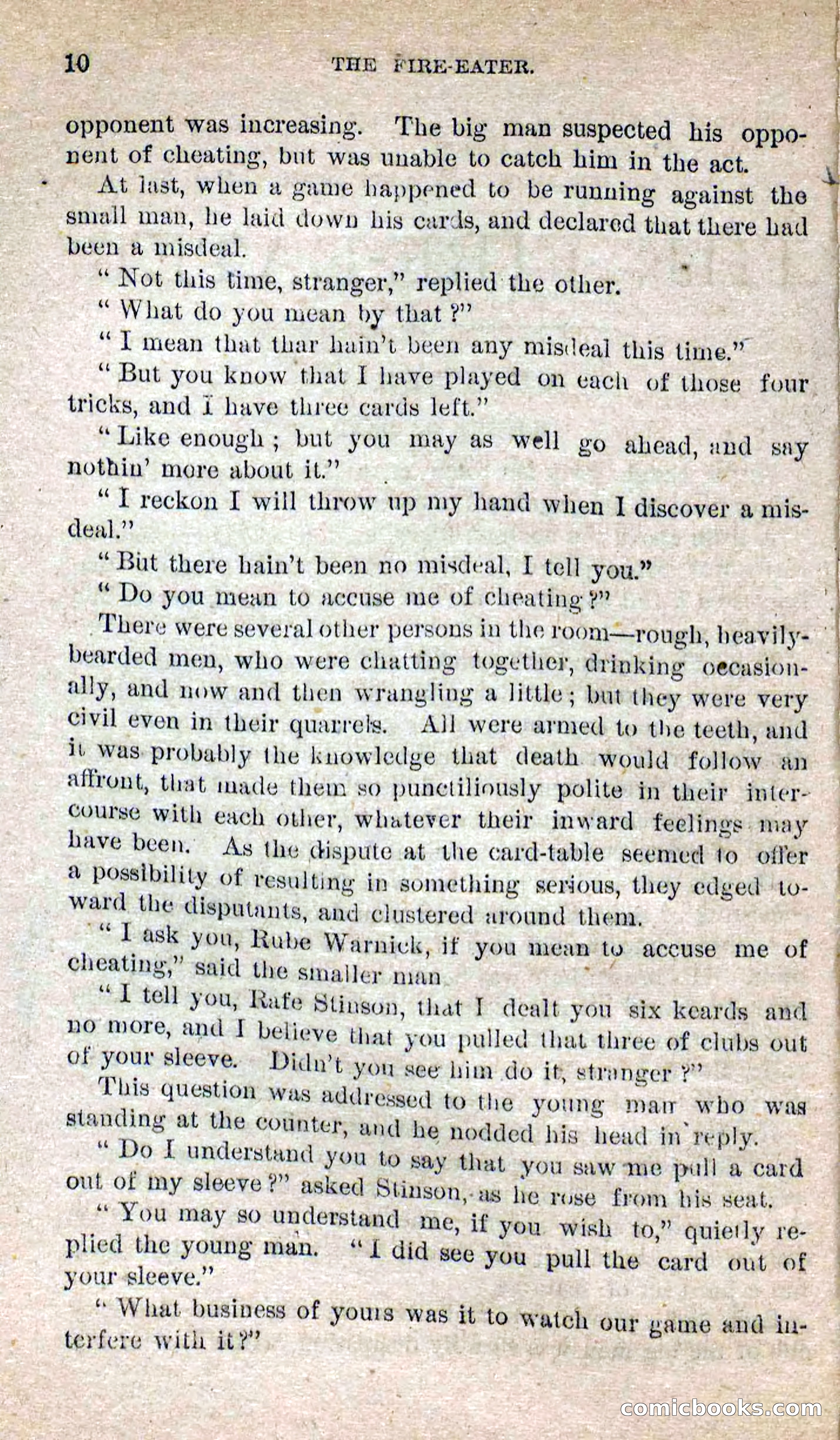 Beadle's Dime Novels No. 251: The Fire-Eater — page 8 of 100