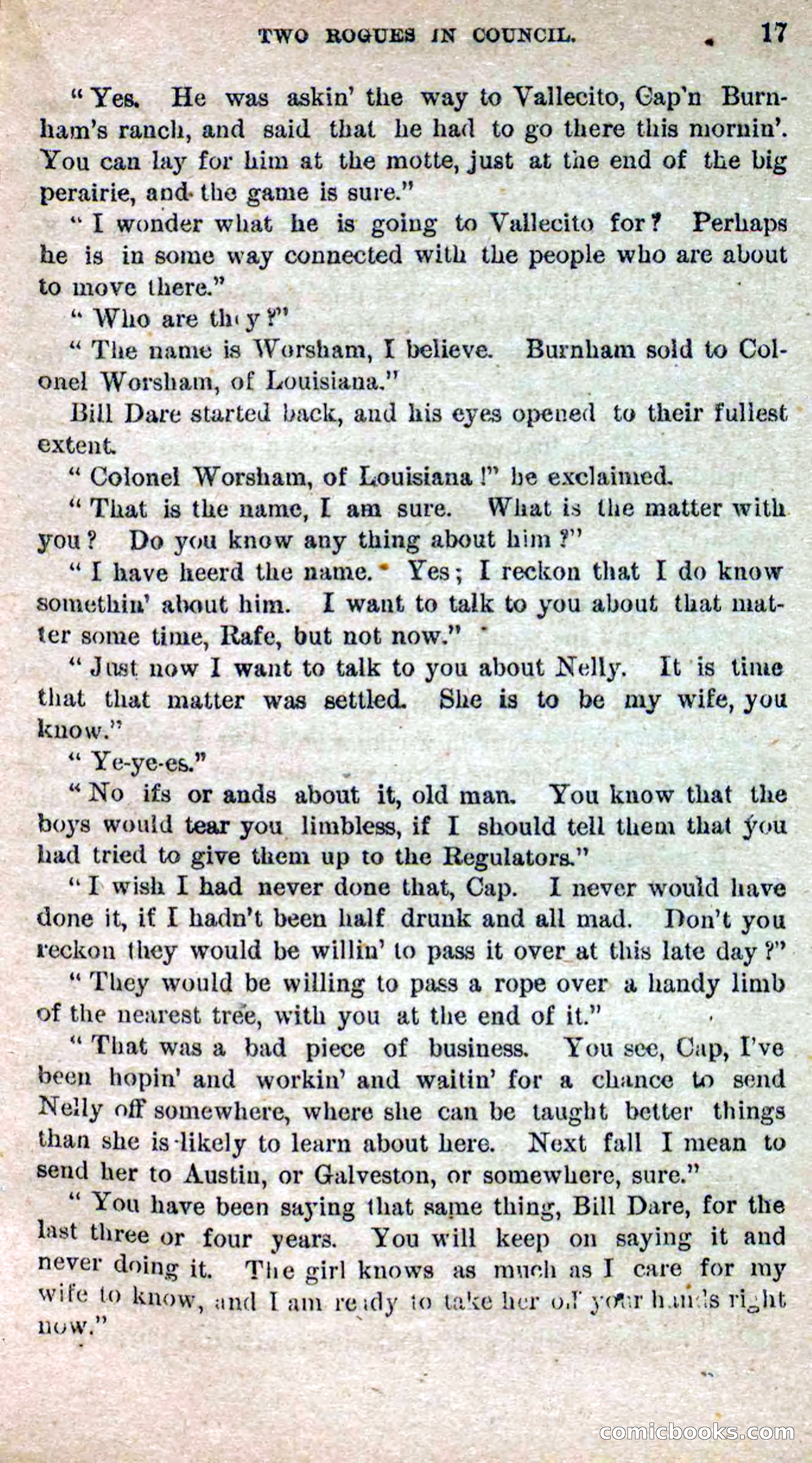 Beadle's Dime Novels No. 251: The Fire-Eater — page 15 of 100