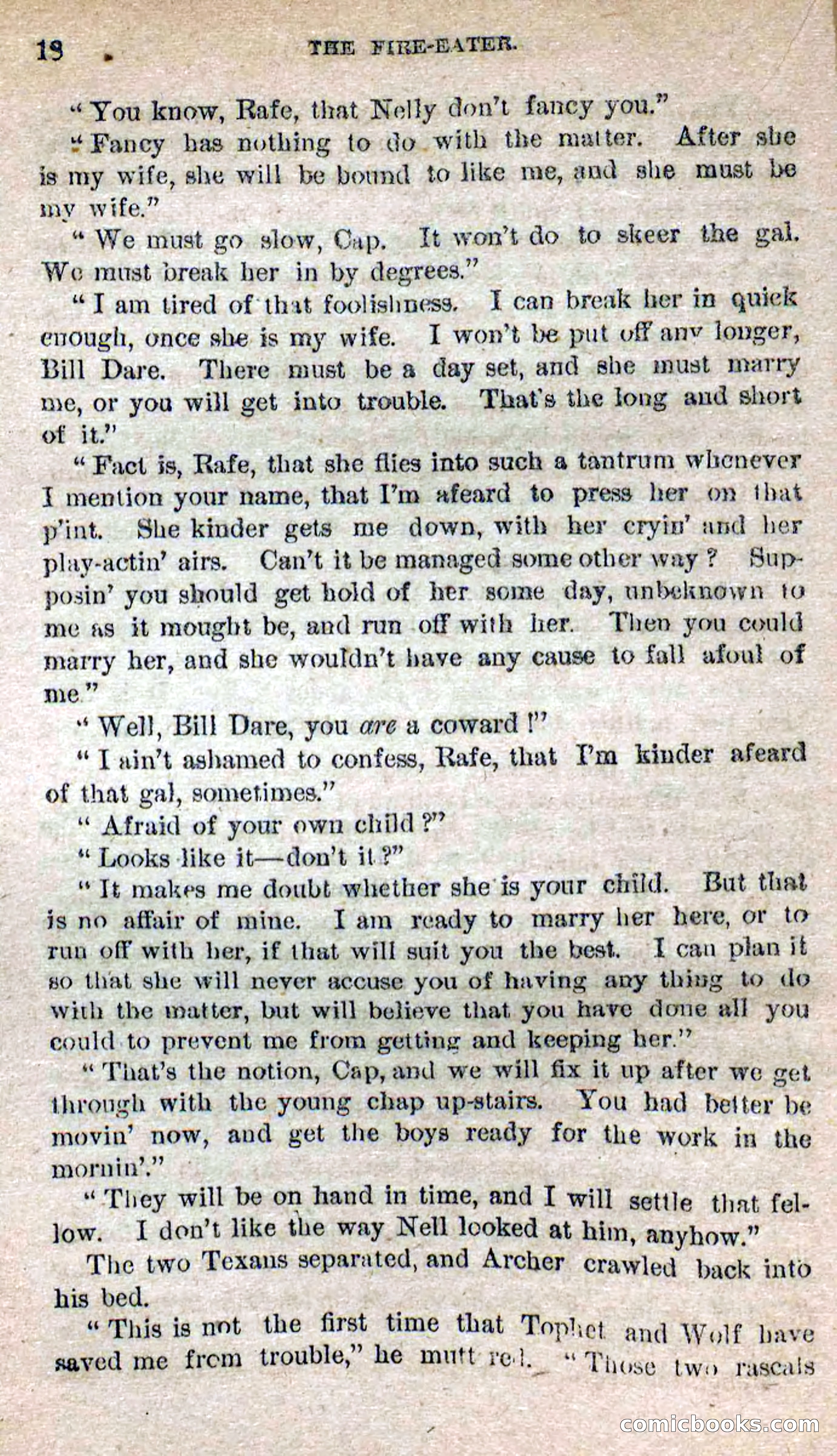 Beadle's Dime Novels No. 251: The Fire-Eater — page 16 of 100