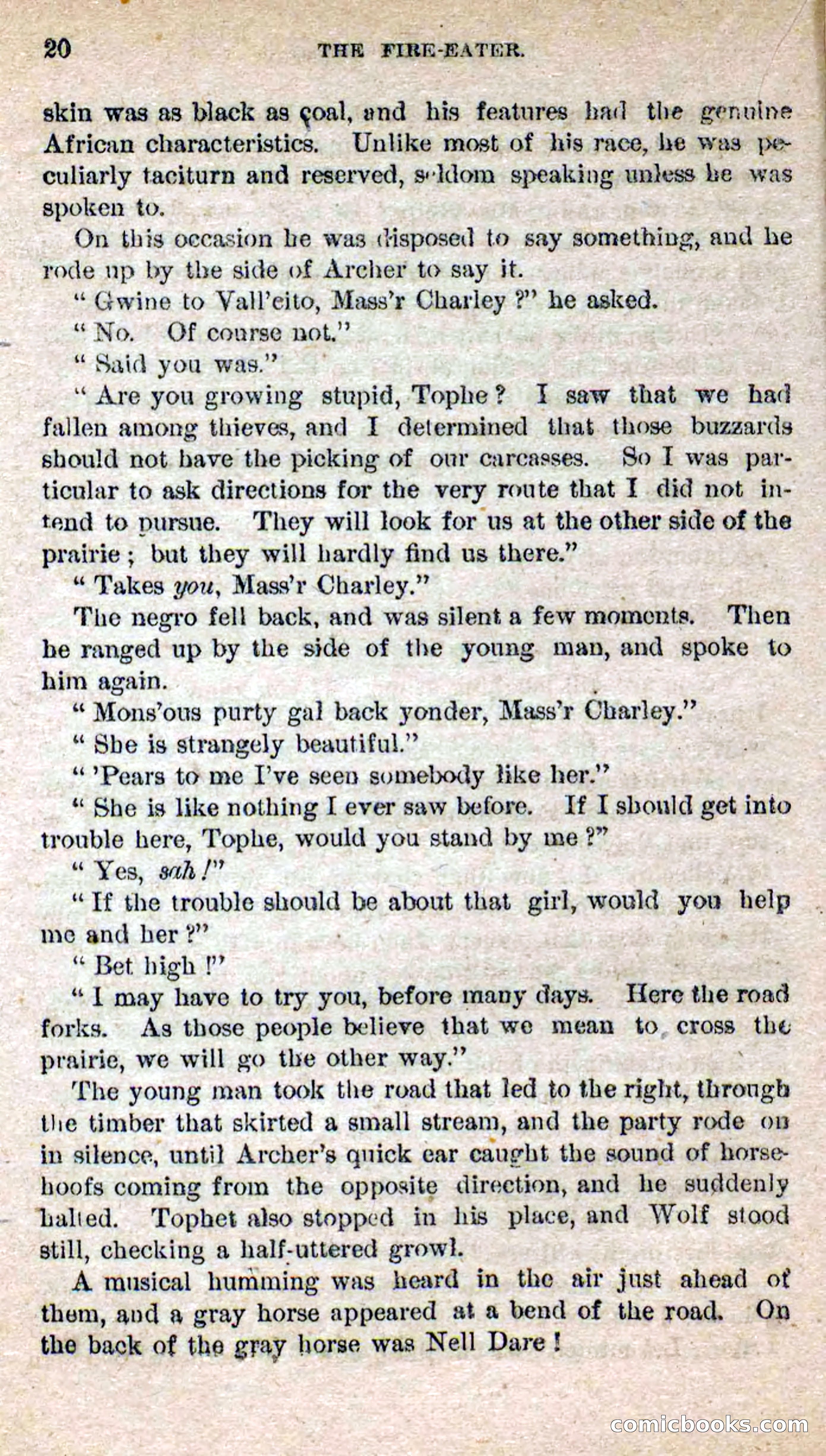 Beadle's Dime Novels No. 251: The Fire-Eater — page 18 of 100