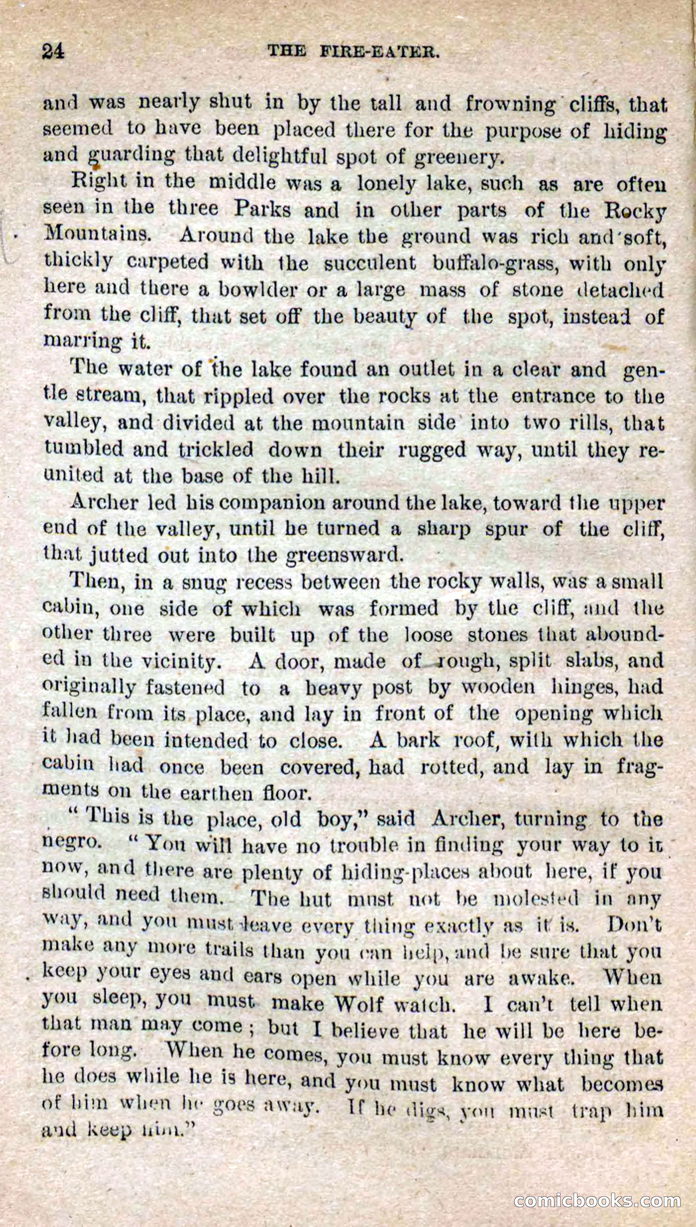 Beadle's Dime Novels No. 251: The Fire-Eater — page 22 of 100