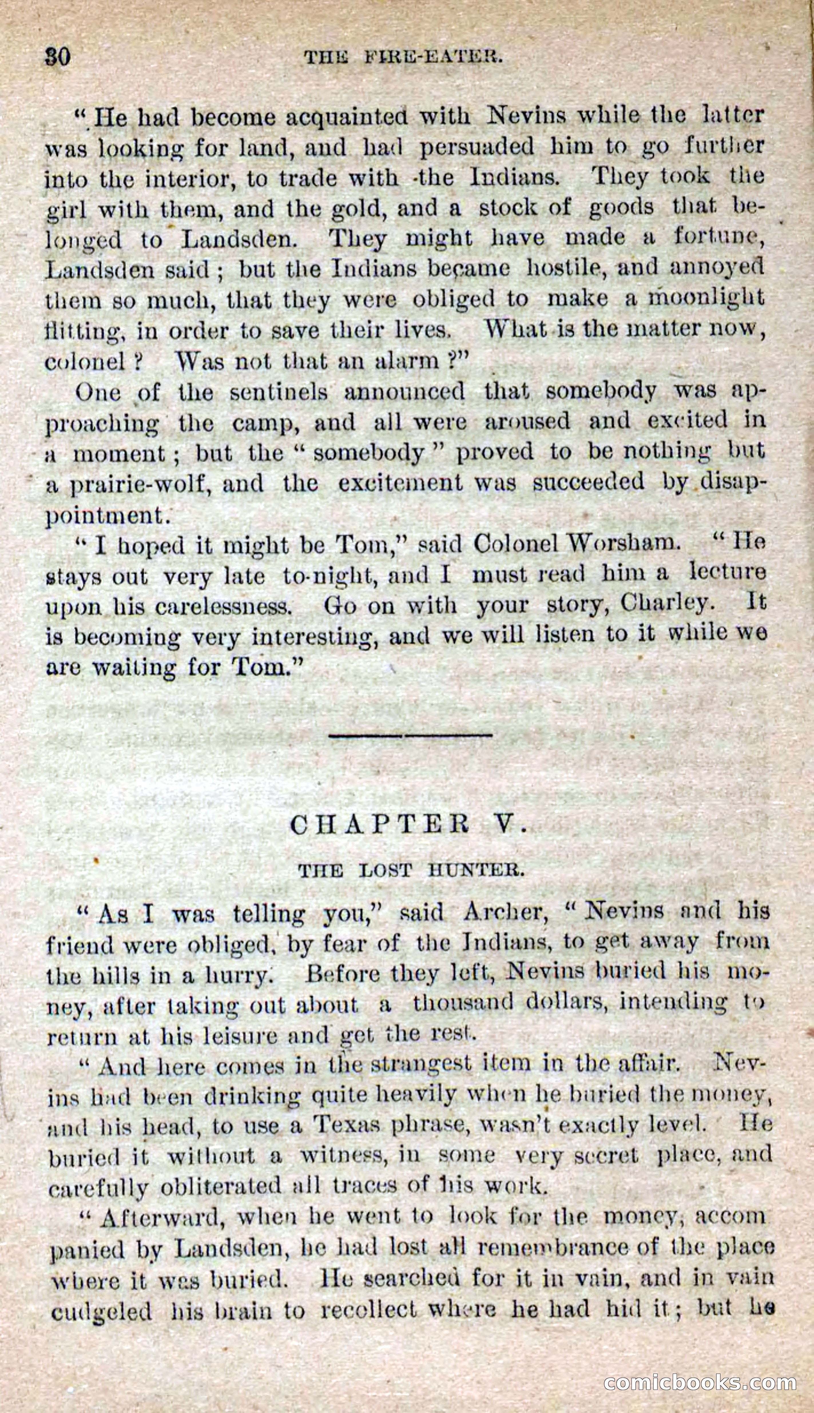Beadle's Dime Novels No. 251: The Fire-Eater — page 28 of 100
