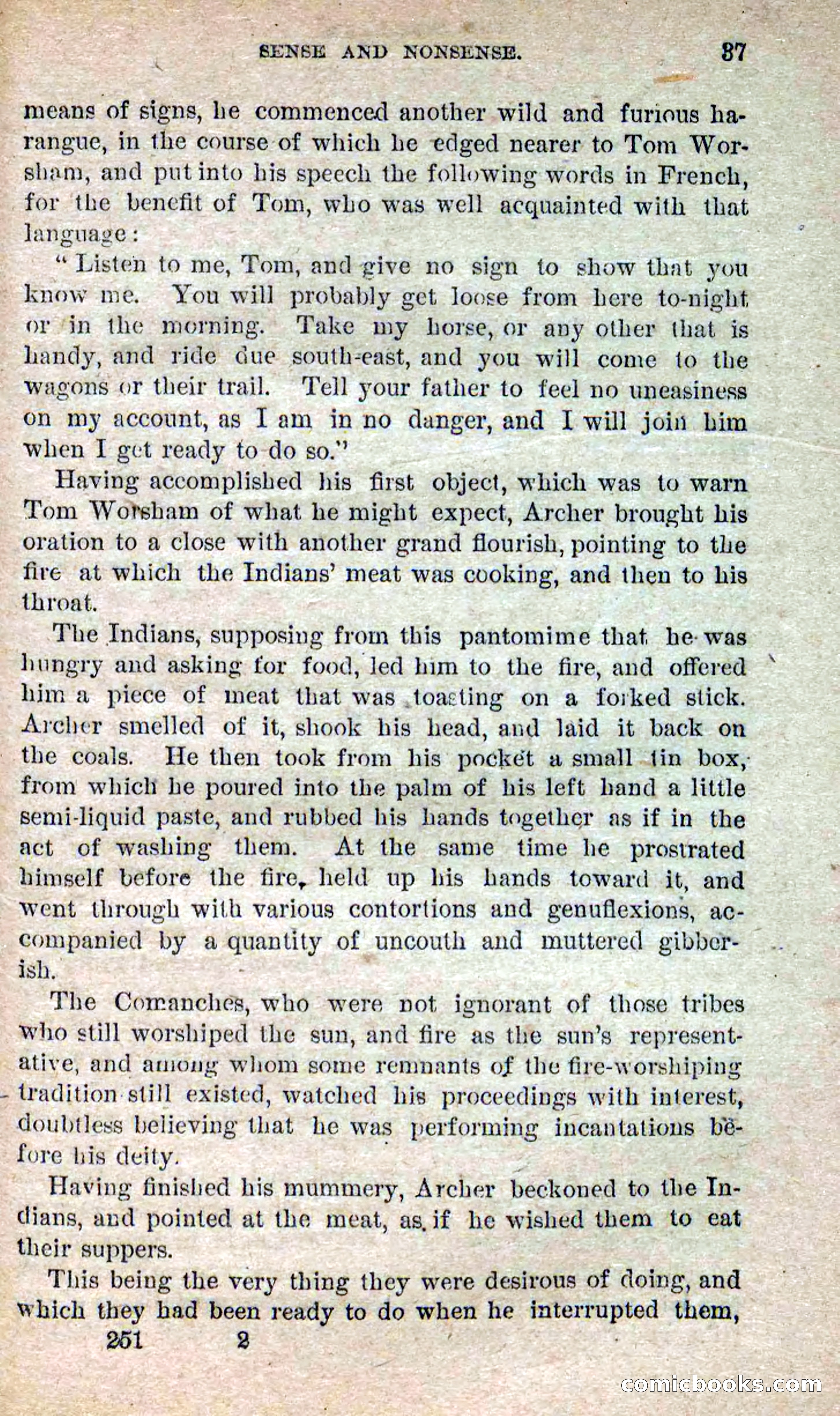Beadle's Dime Novels No. 251: The Fire-Eater — page 35 of 100