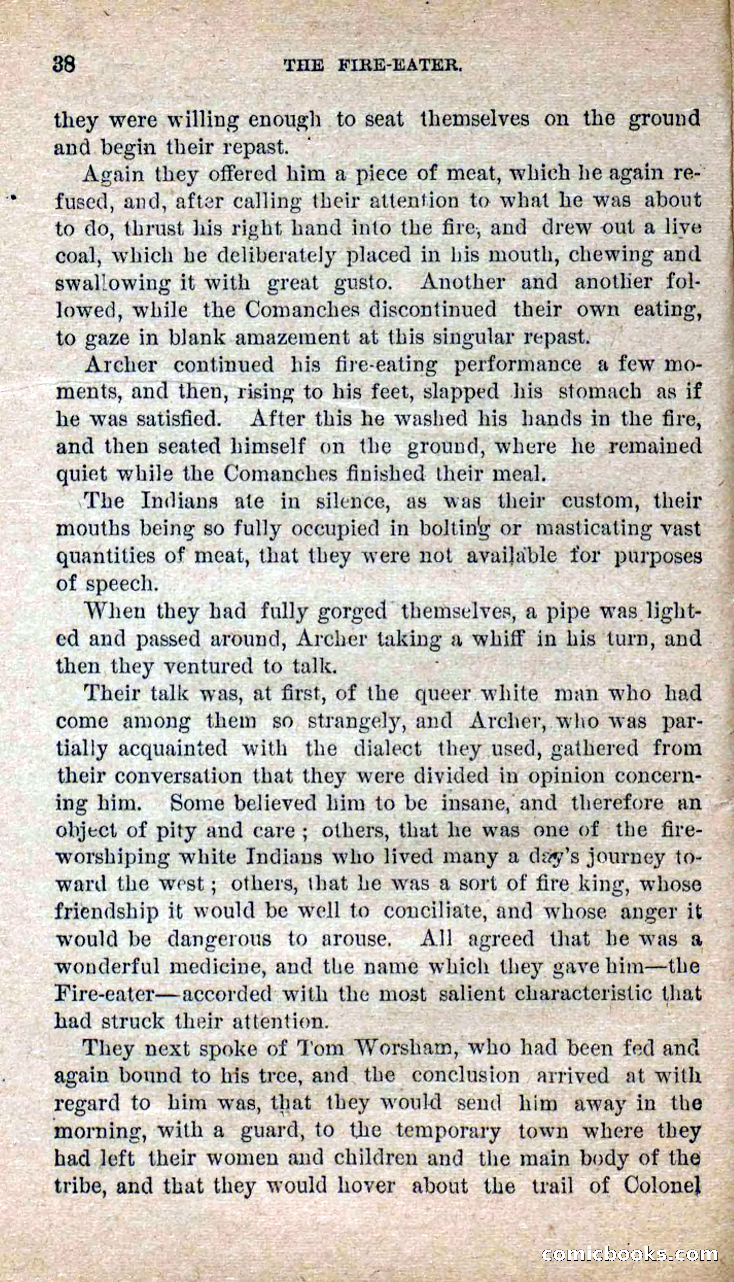 Beadle's Dime Novels No. 251: The Fire-Eater — page 36 of 100