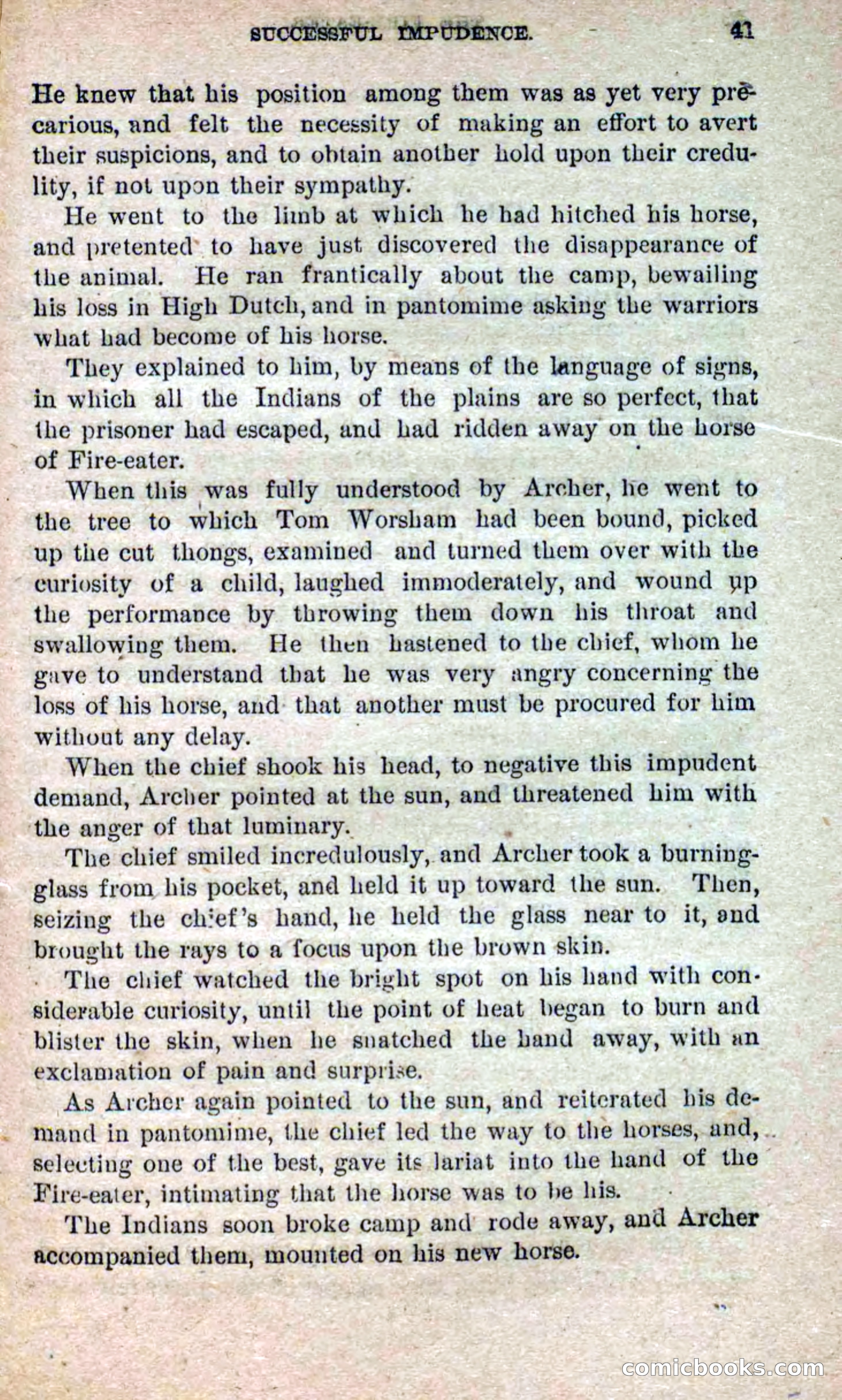 Beadle's Dime Novels No. 251: The Fire-Eater — page 39 of 100