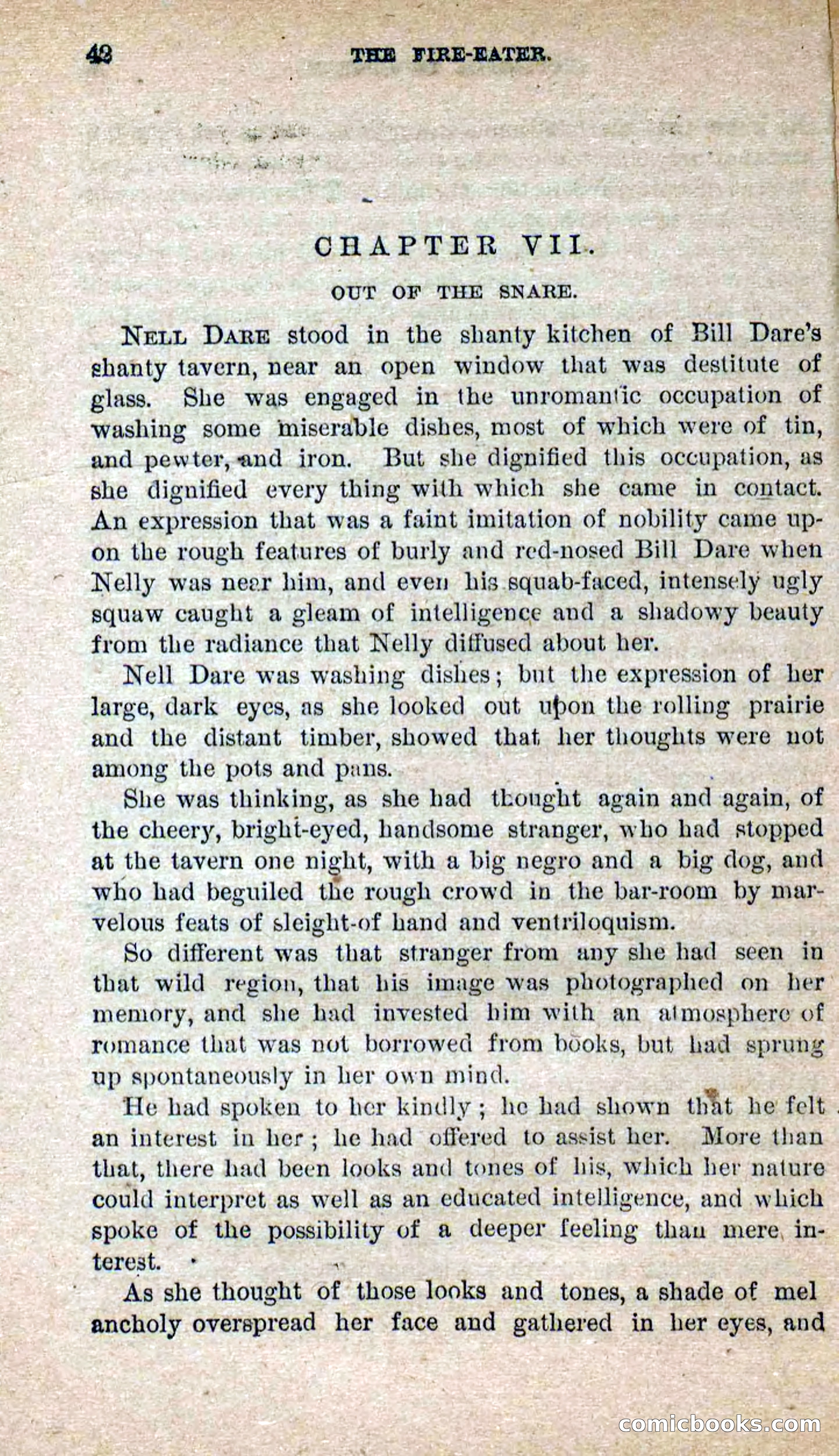Beadle's Dime Novels No. 251: The Fire-Eater — page 40 of 100
