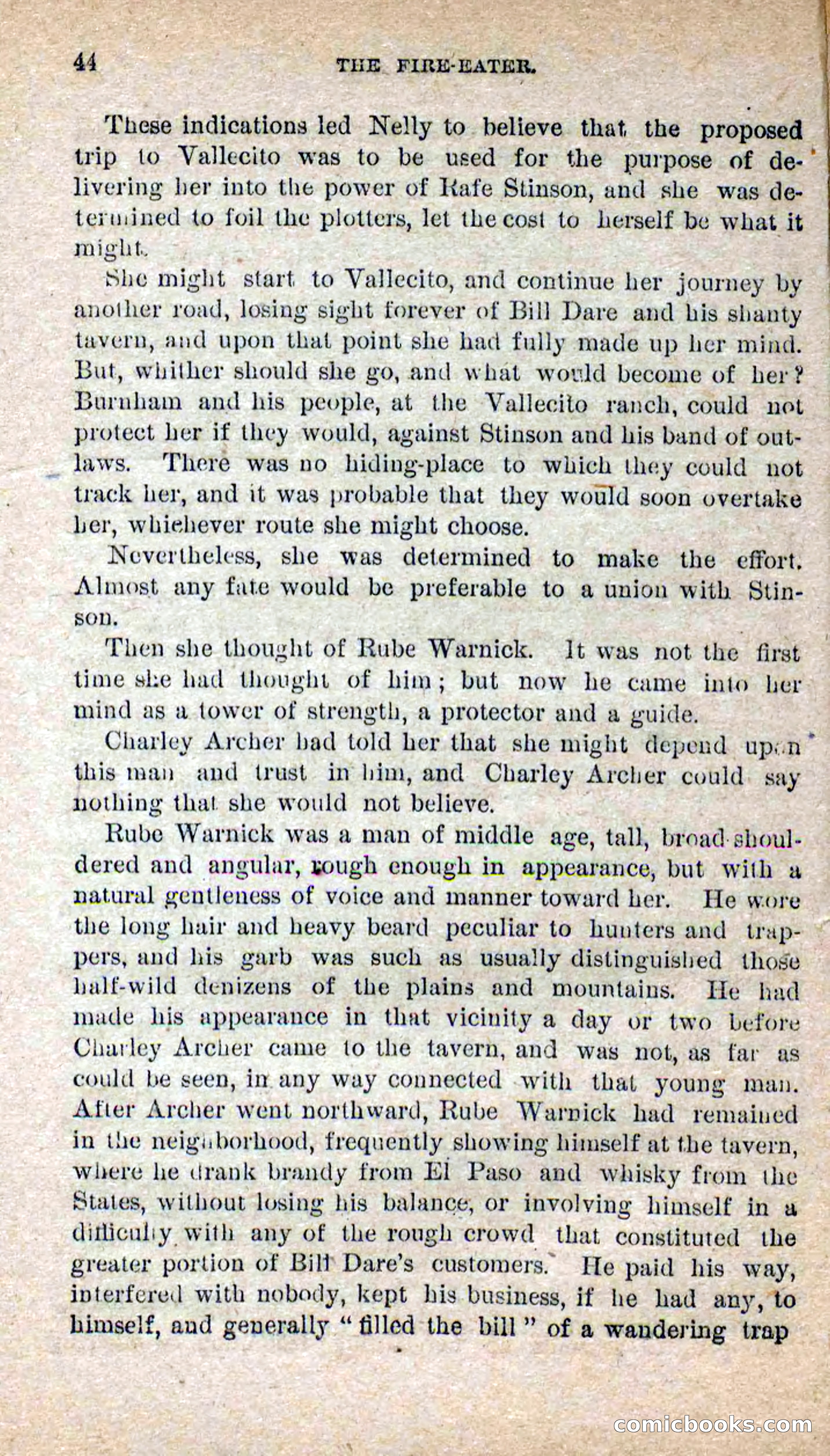 Beadle's Dime Novels No. 251: The Fire-Eater — page 42 of 100