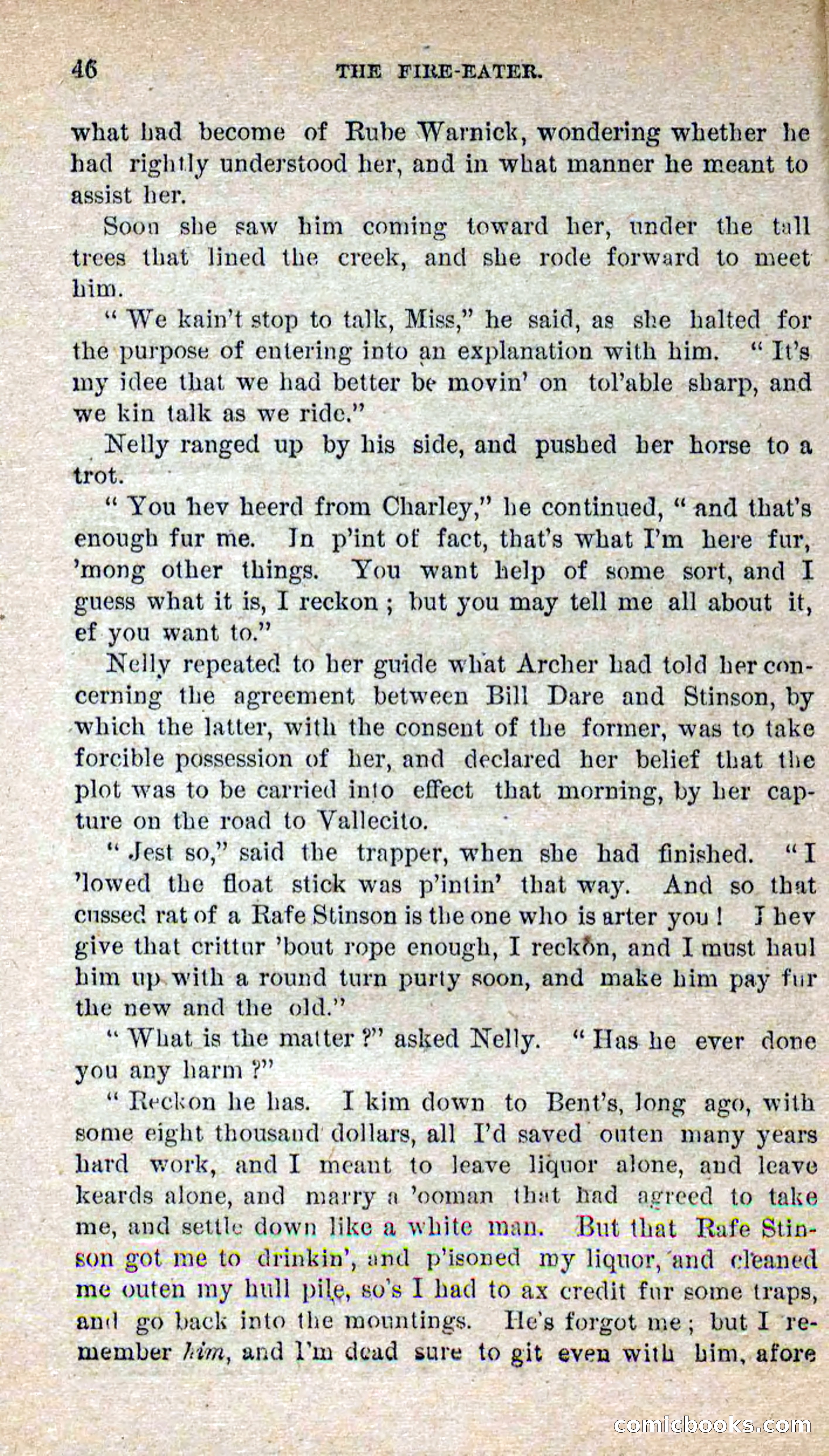 Beadle's Dime Novels No. 251: The Fire-Eater — page 44 of 100