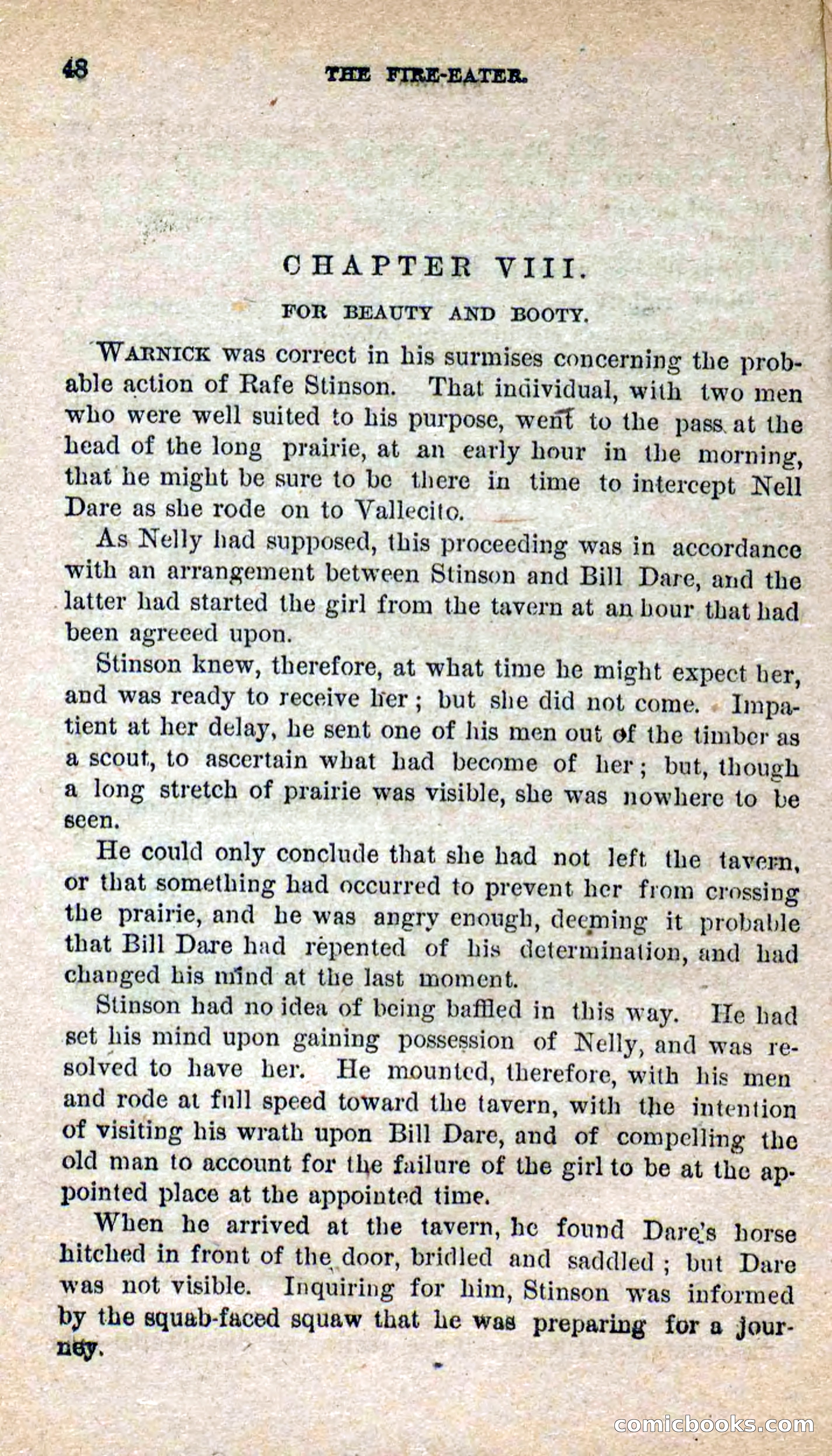 Beadle's Dime Novels No. 251: The Fire-Eater — page 46 of 100
