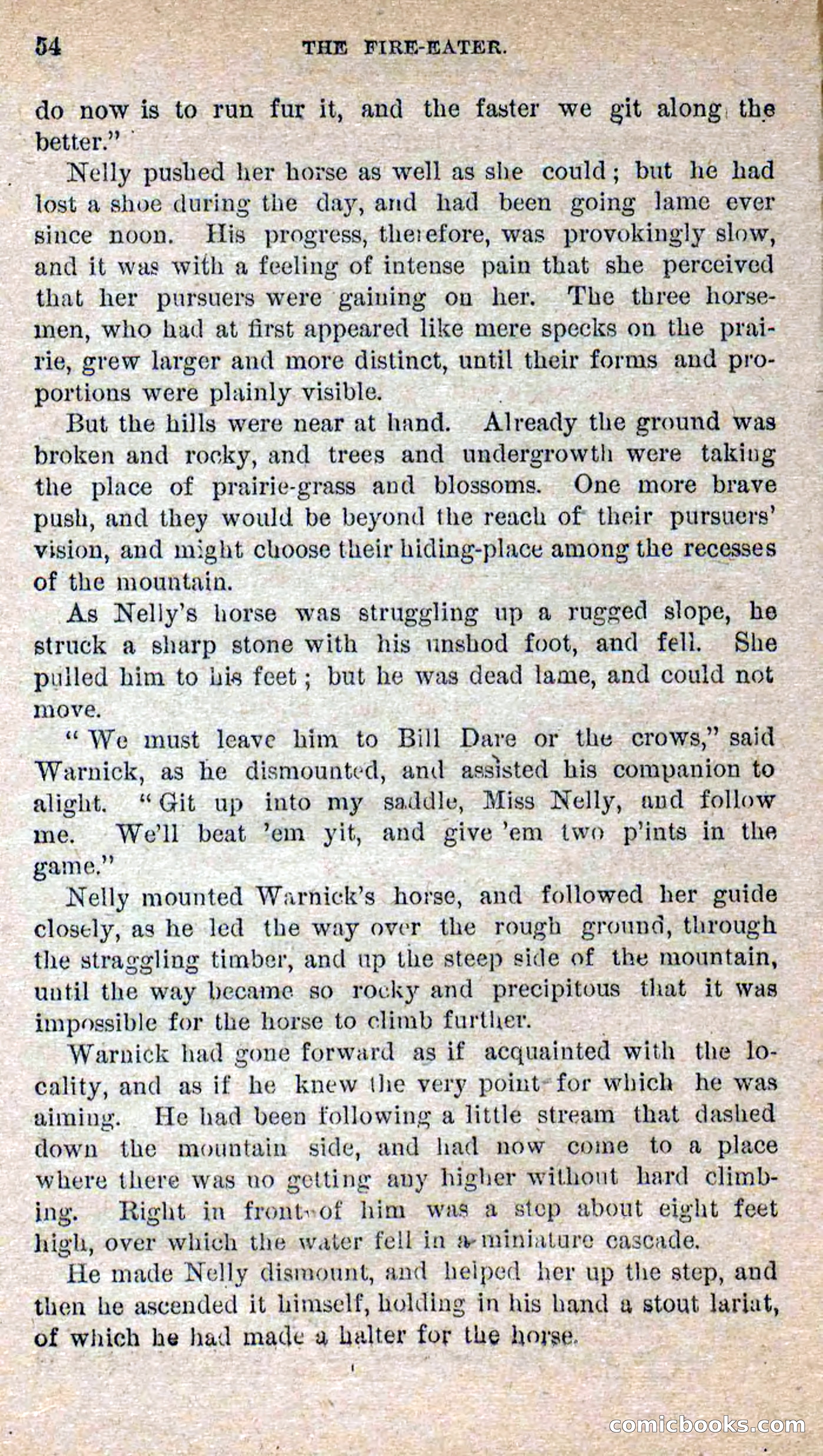Beadle's Dime Novels No. 251: The Fire-Eater — page 52 of 100