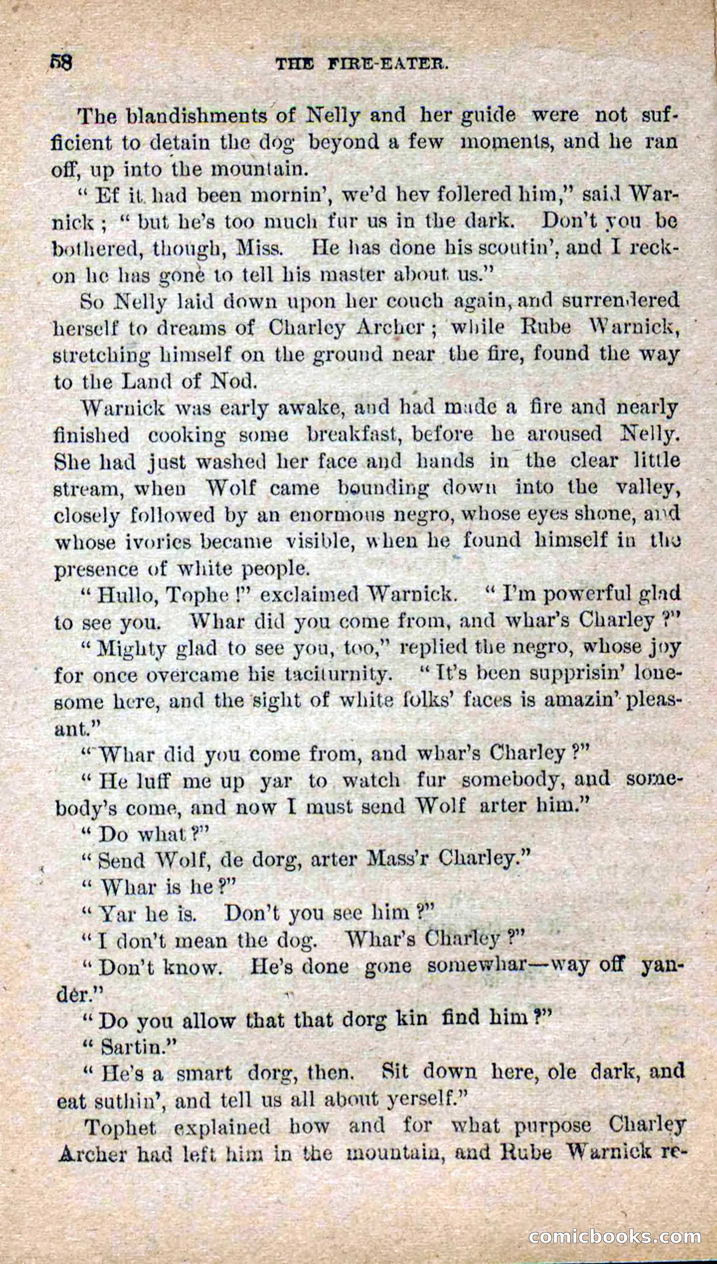 Beadle's Dime Novels No. 251: The Fire-Eater — page 56 of 100
