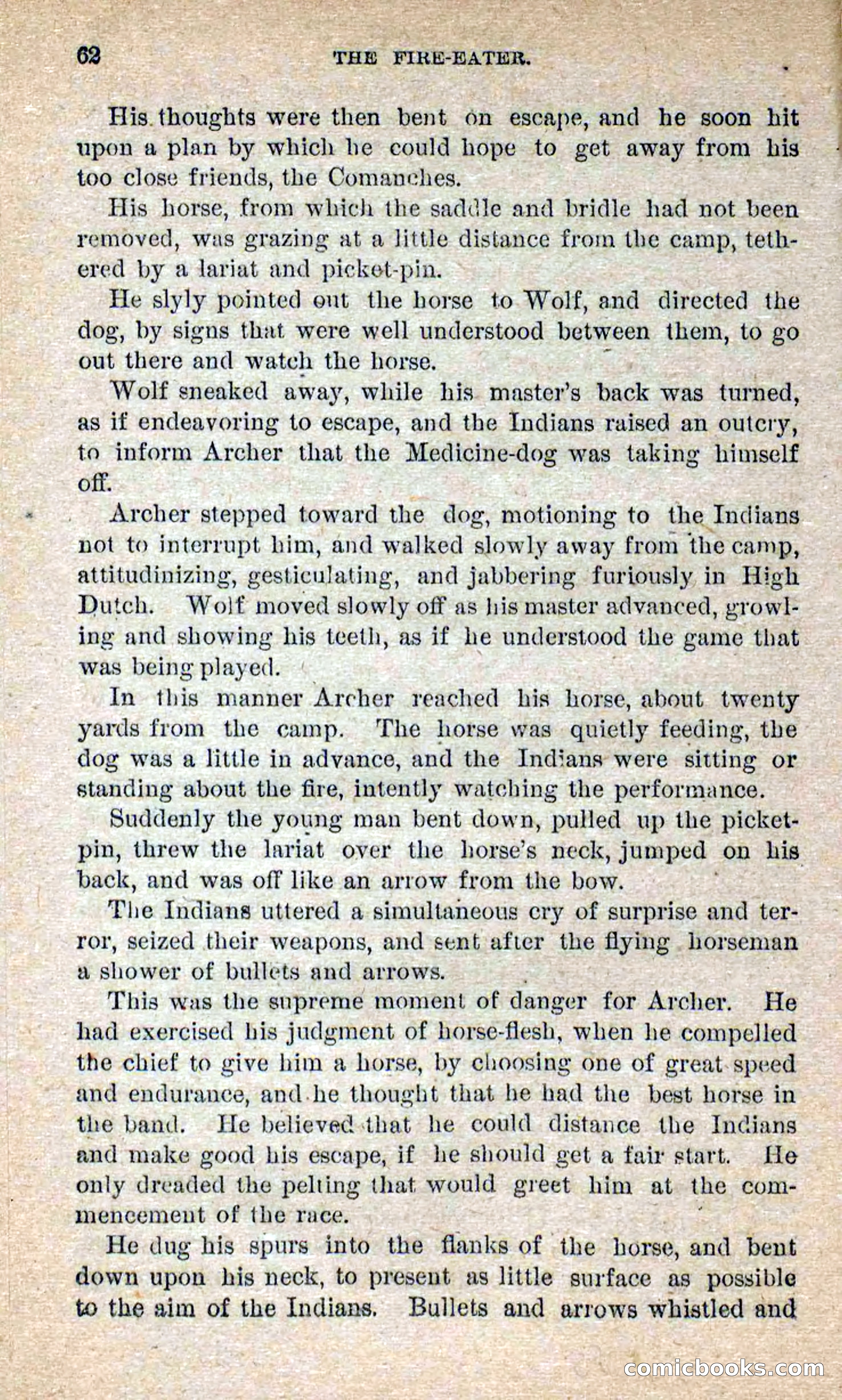 Beadle's Dime Novels No. 251: The Fire-Eater — page 60 of 100