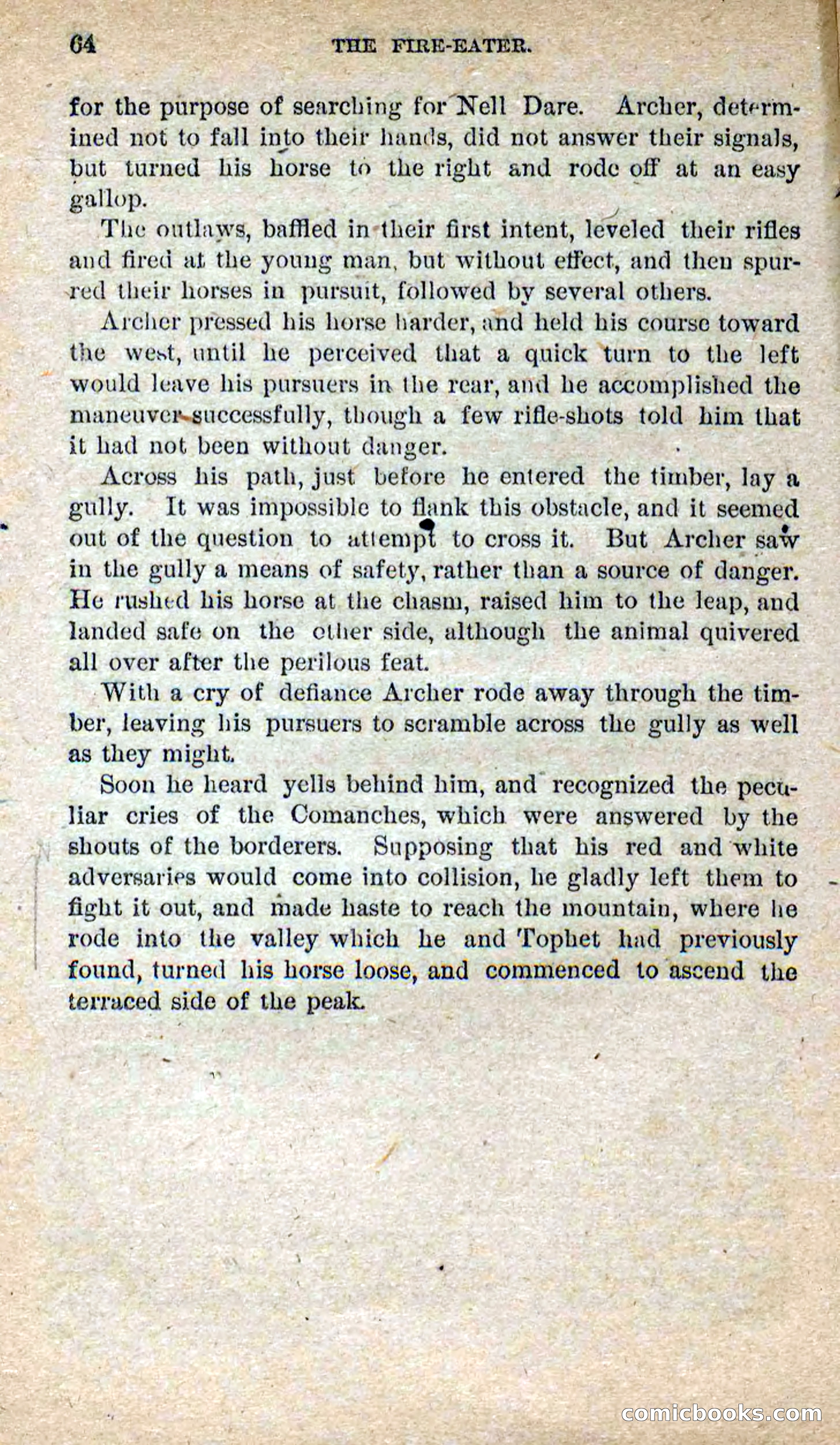 Beadle's Dime Novels No. 251: The Fire-Eater — page 62 of 100