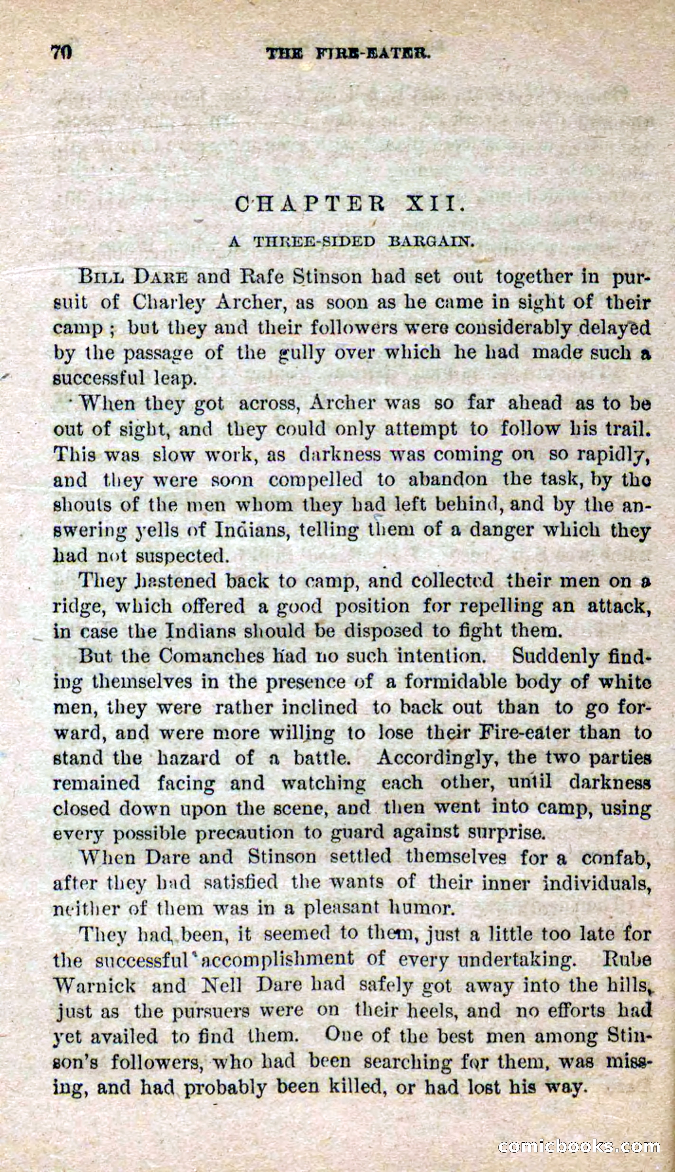 Beadle's Dime Novels No. 251: The Fire-Eater — page 68 of 100