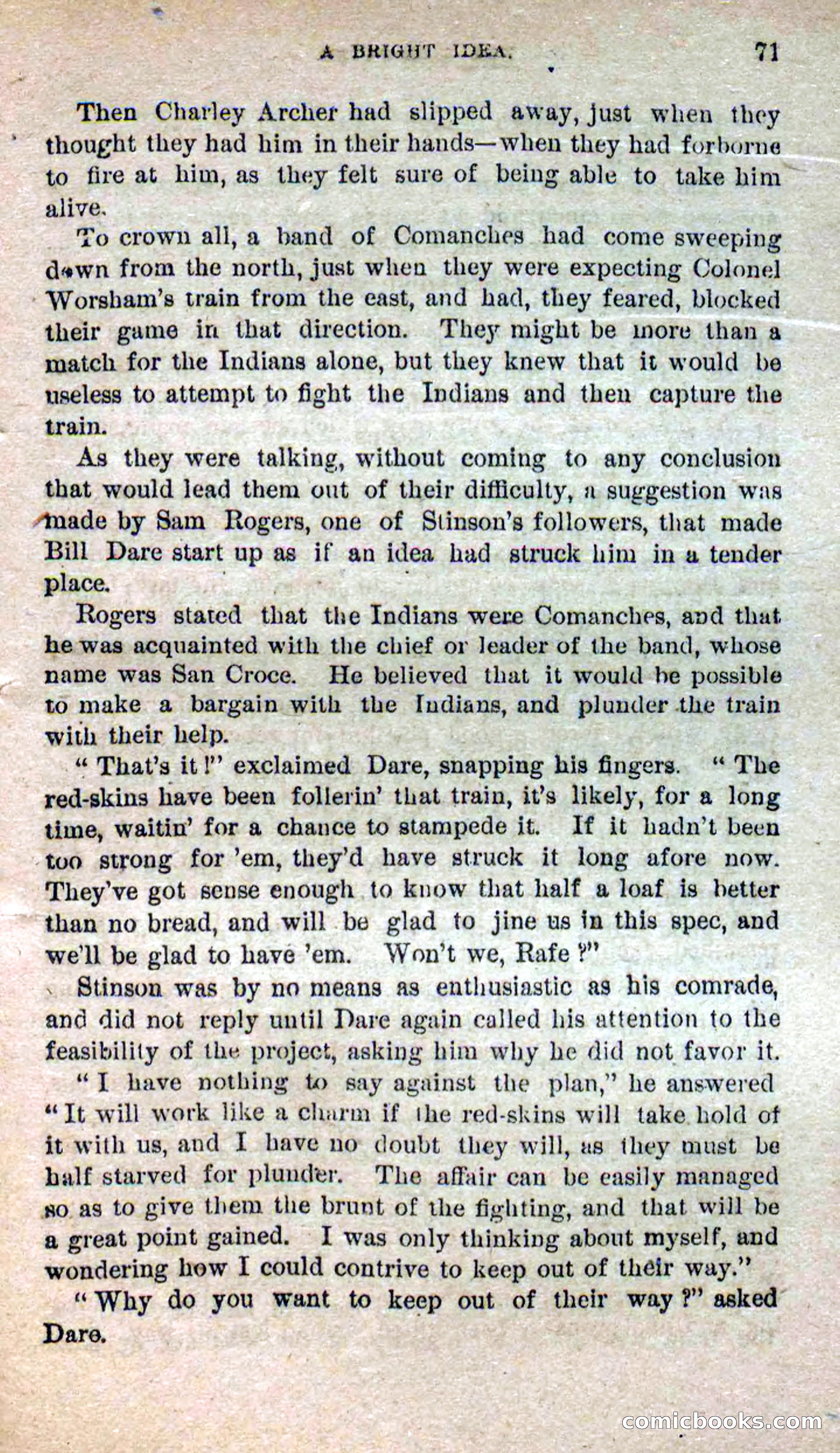 Beadle's Dime Novels No. 251: The Fire-Eater — page 69 of 100