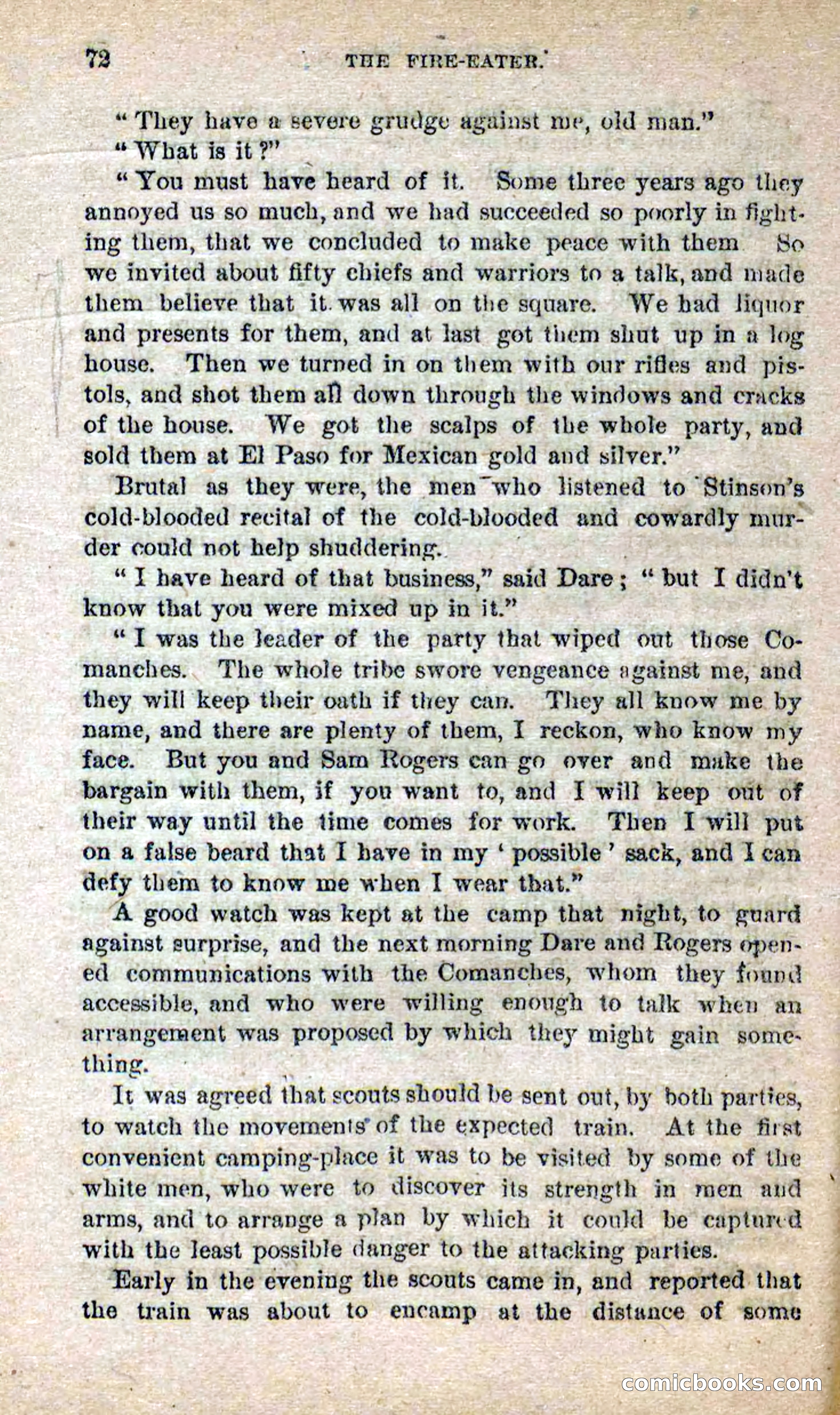 Beadle's Dime Novels No. 251: The Fire-Eater — page 70 of 100