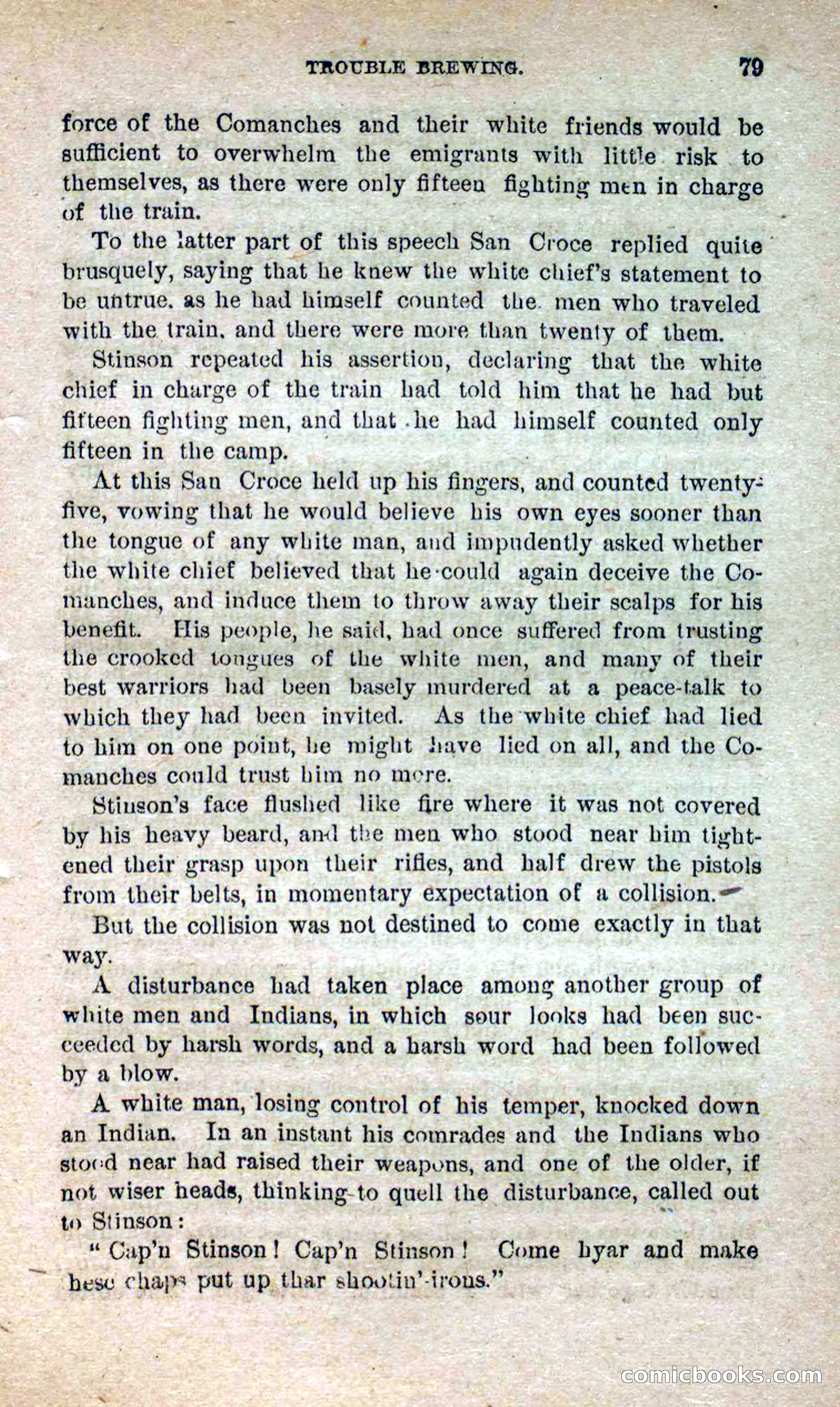 Beadle's Dime Novels No. 251: The Fire-Eater — page 77 of 100