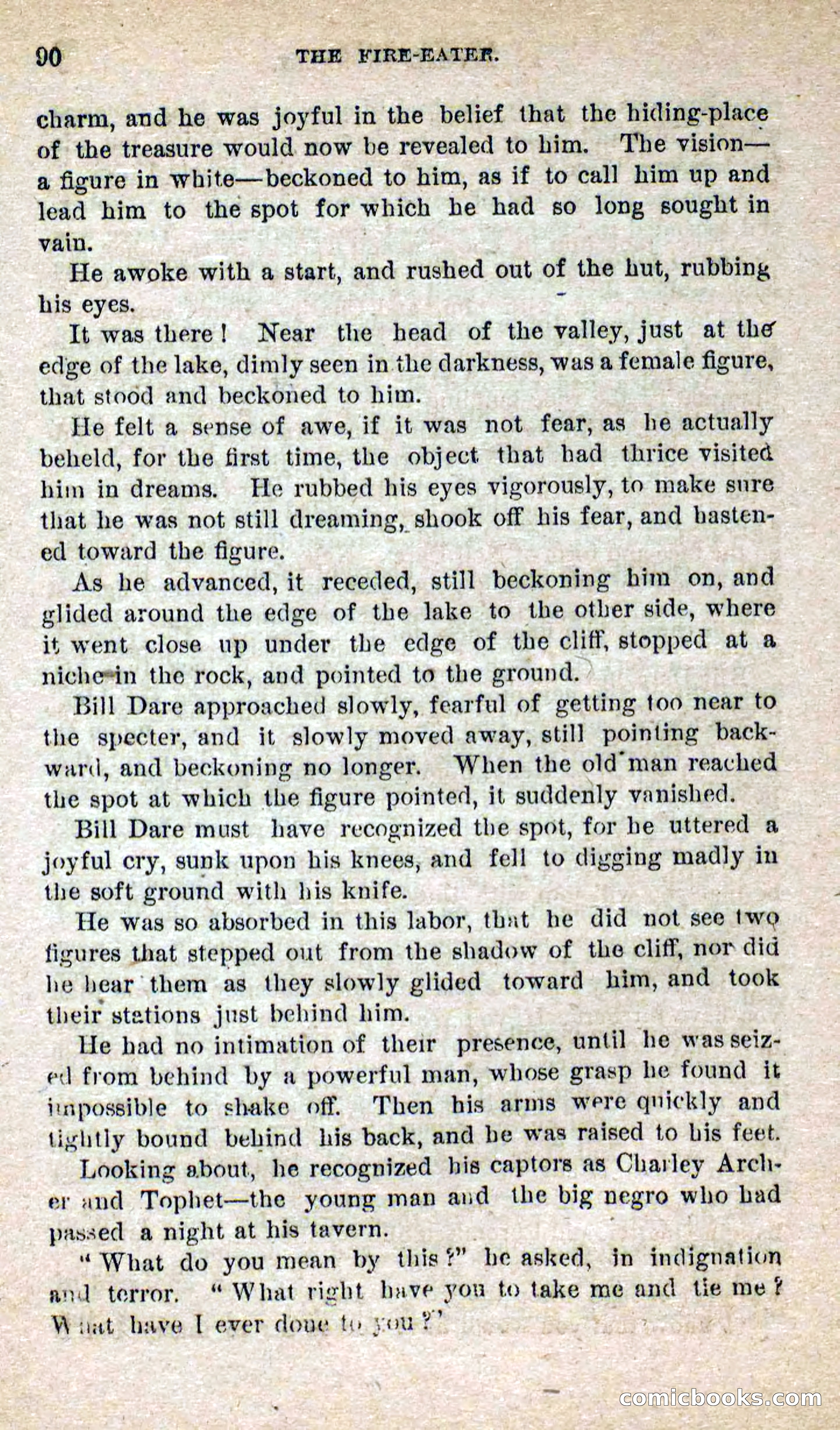 Beadle's Dime Novels No. 251: The Fire-Eater — page 88 of 100