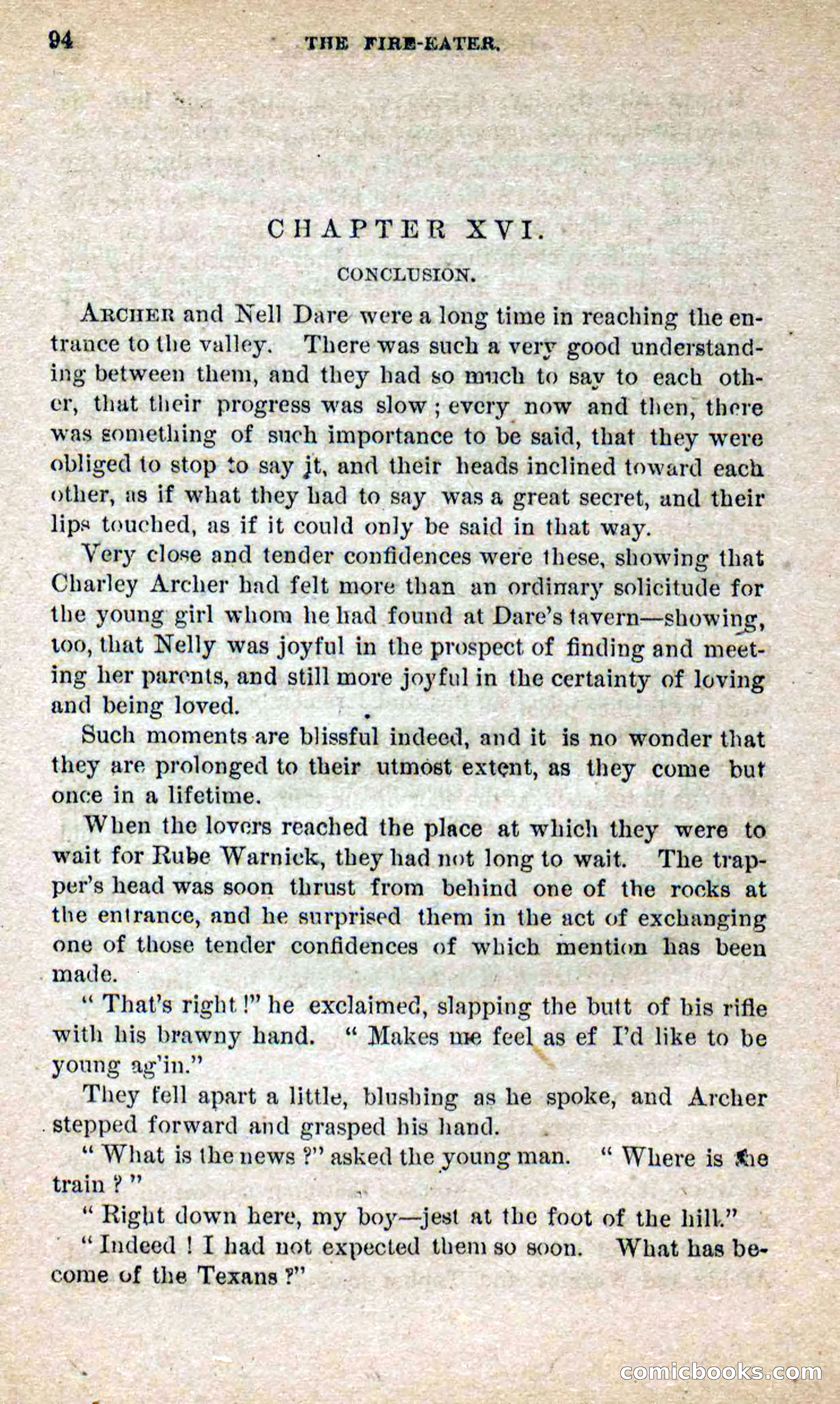 Beadle's Dime Novels No. 251: The Fire-Eater — page 92 of 100