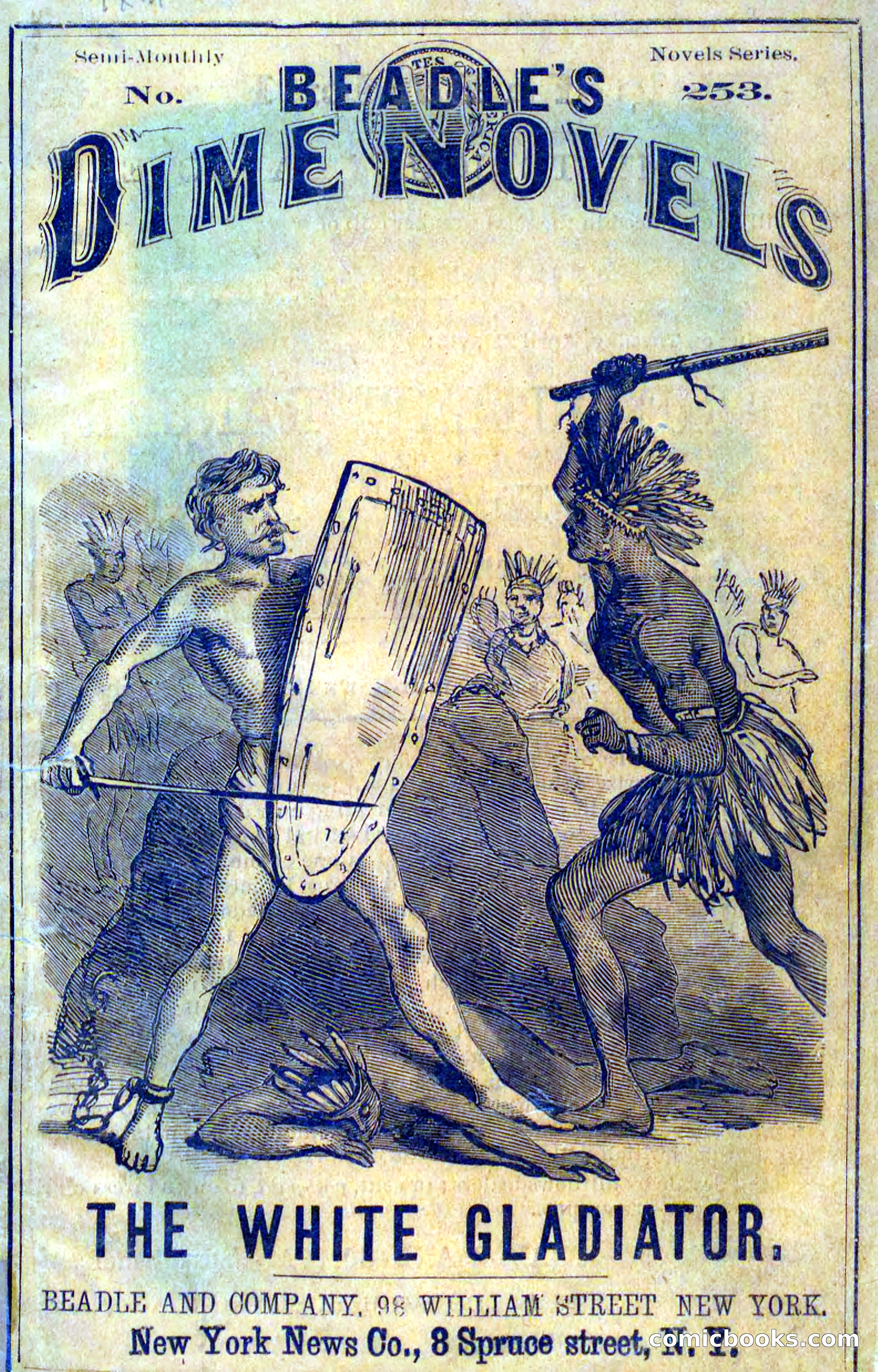 Beadle's Dime Novels No. 253: The White Gladiator — page 1 of 100