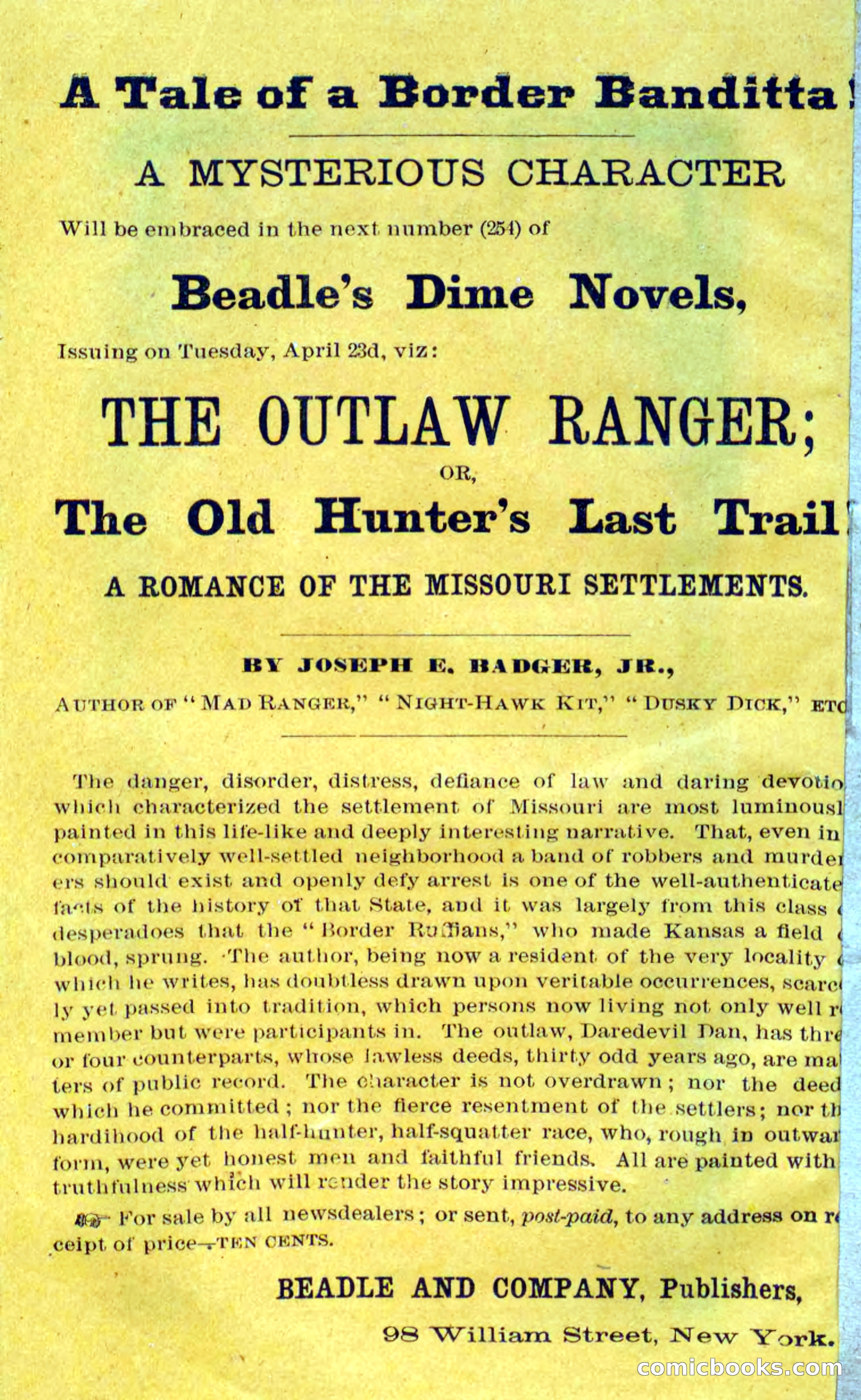 Beadle's Dime Novels No. 253: The White Gladiator — page 2 of 100
