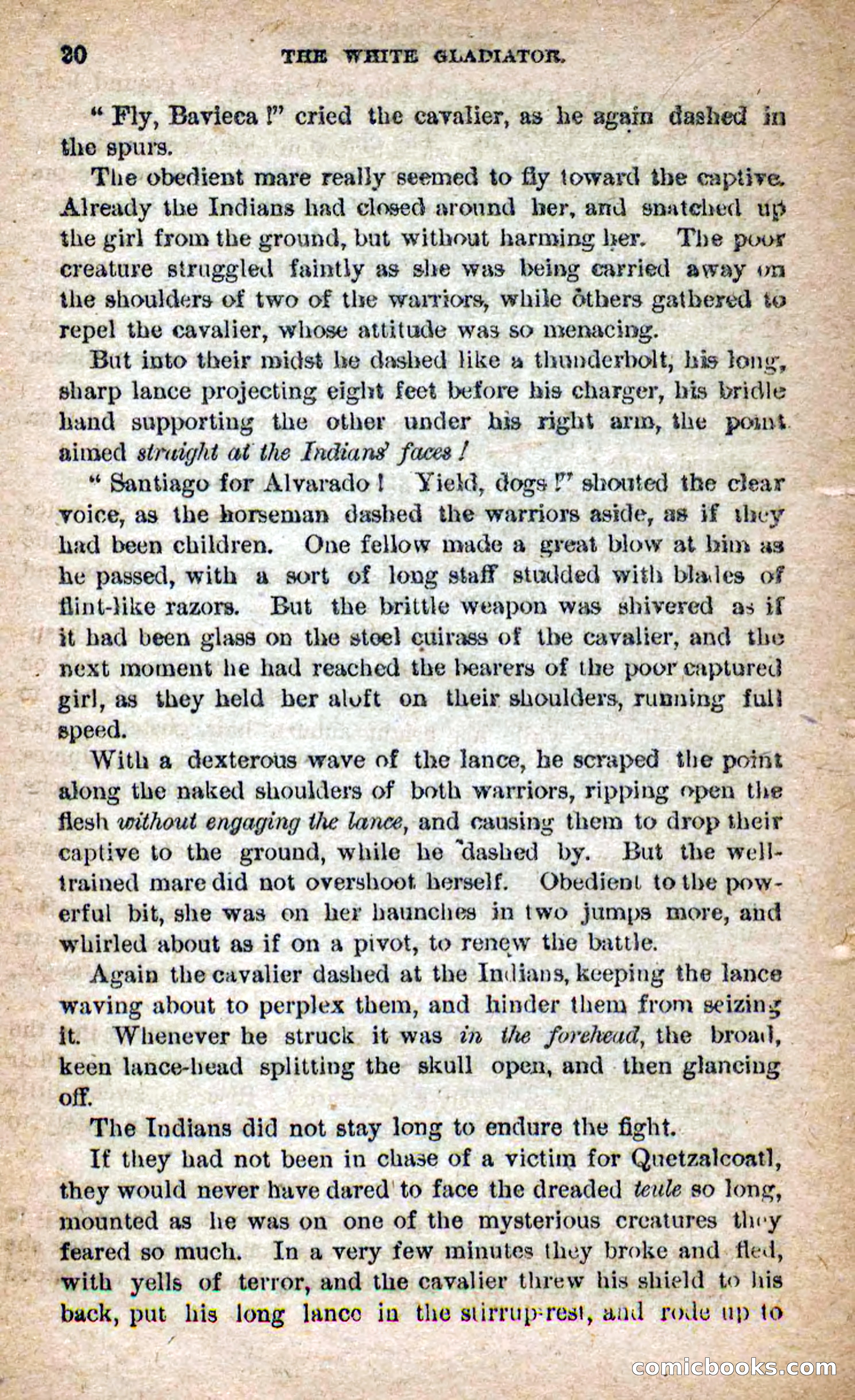 Beadle's Dime Novels No. 253: The White Gladiator — page 16 of 100