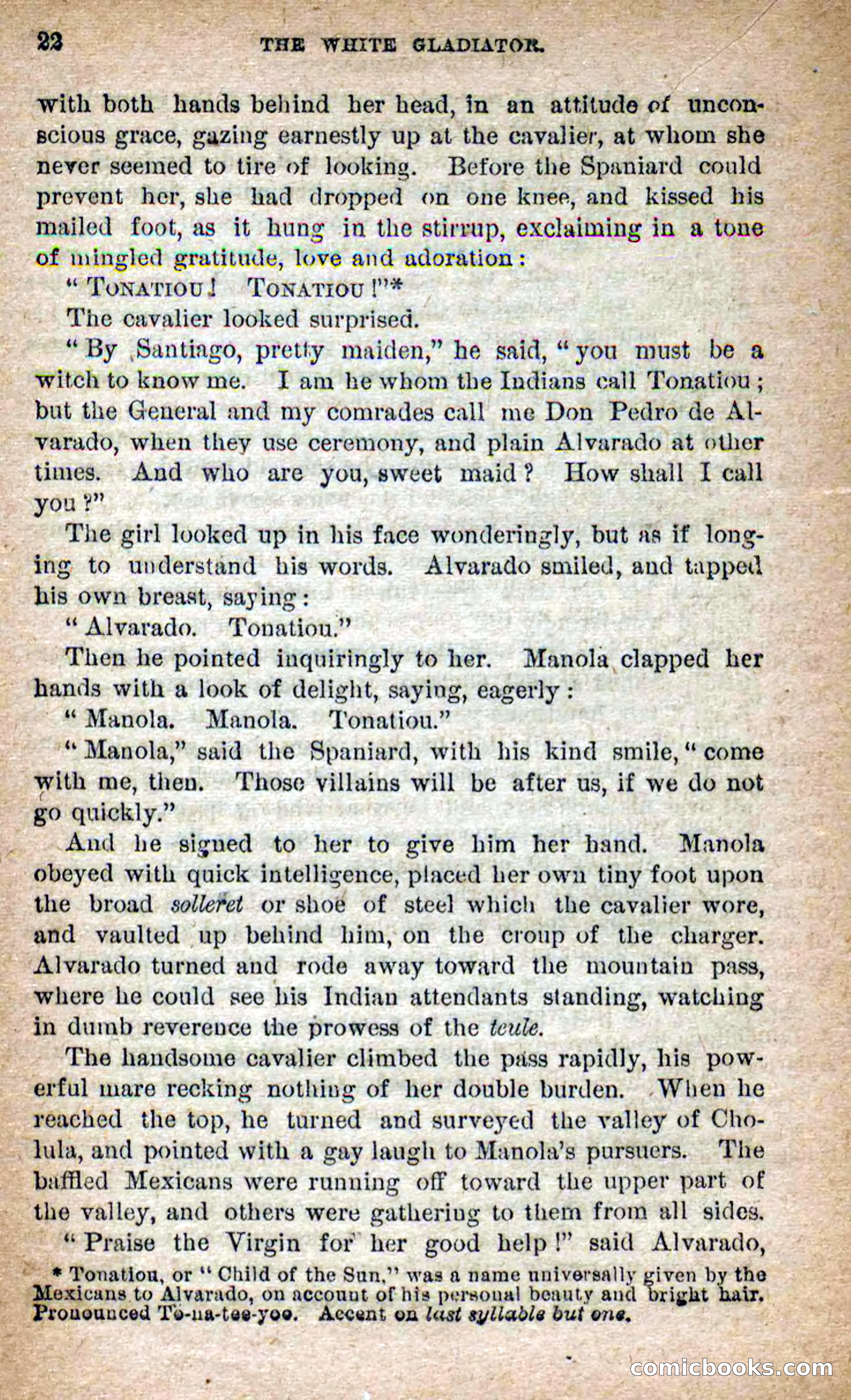 Beadle's Dime Novels No. 253: The White Gladiator — page 18 of 100