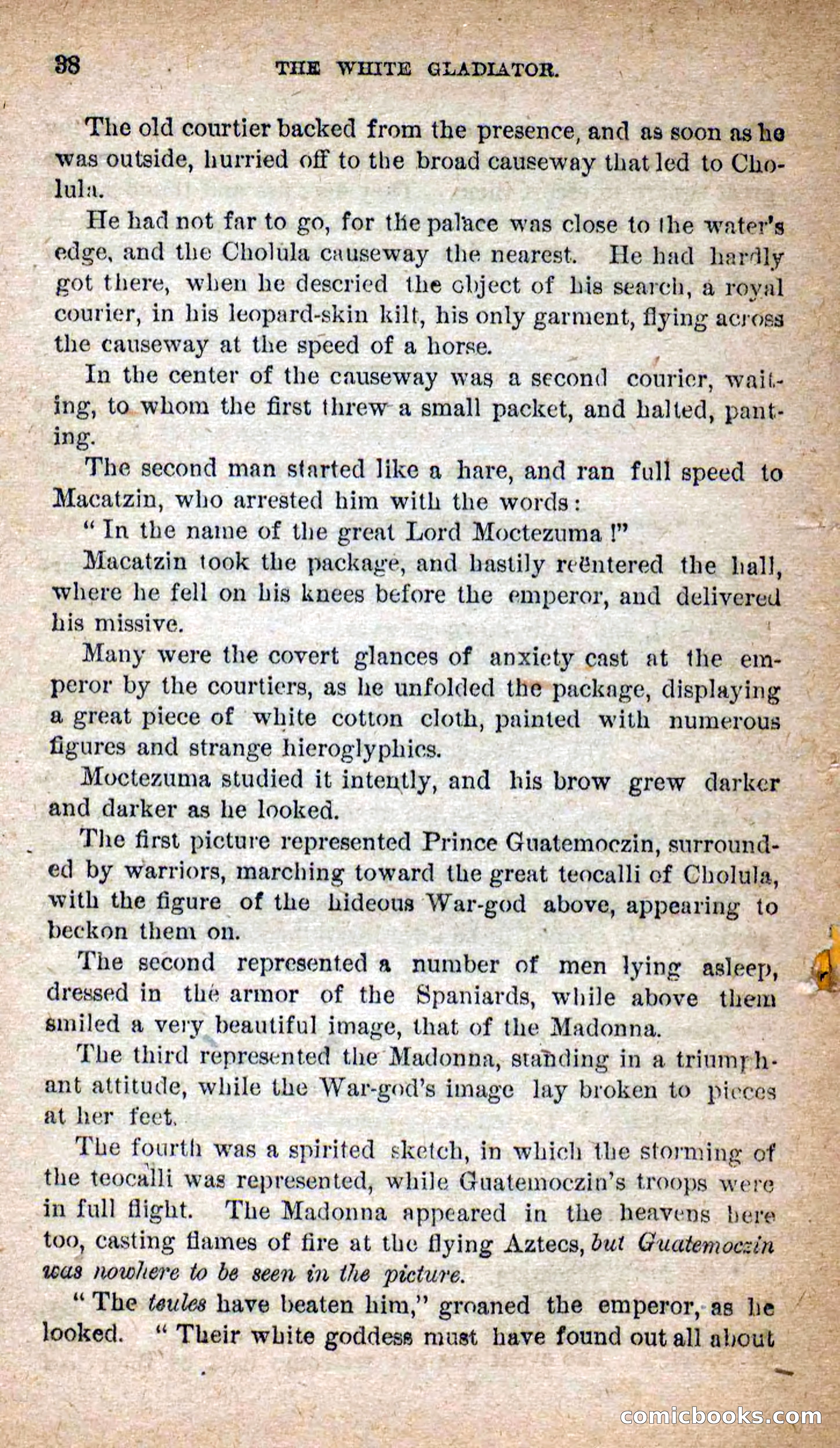 Beadle's Dime Novels No. 253: The White Gladiator — page 34 of 100