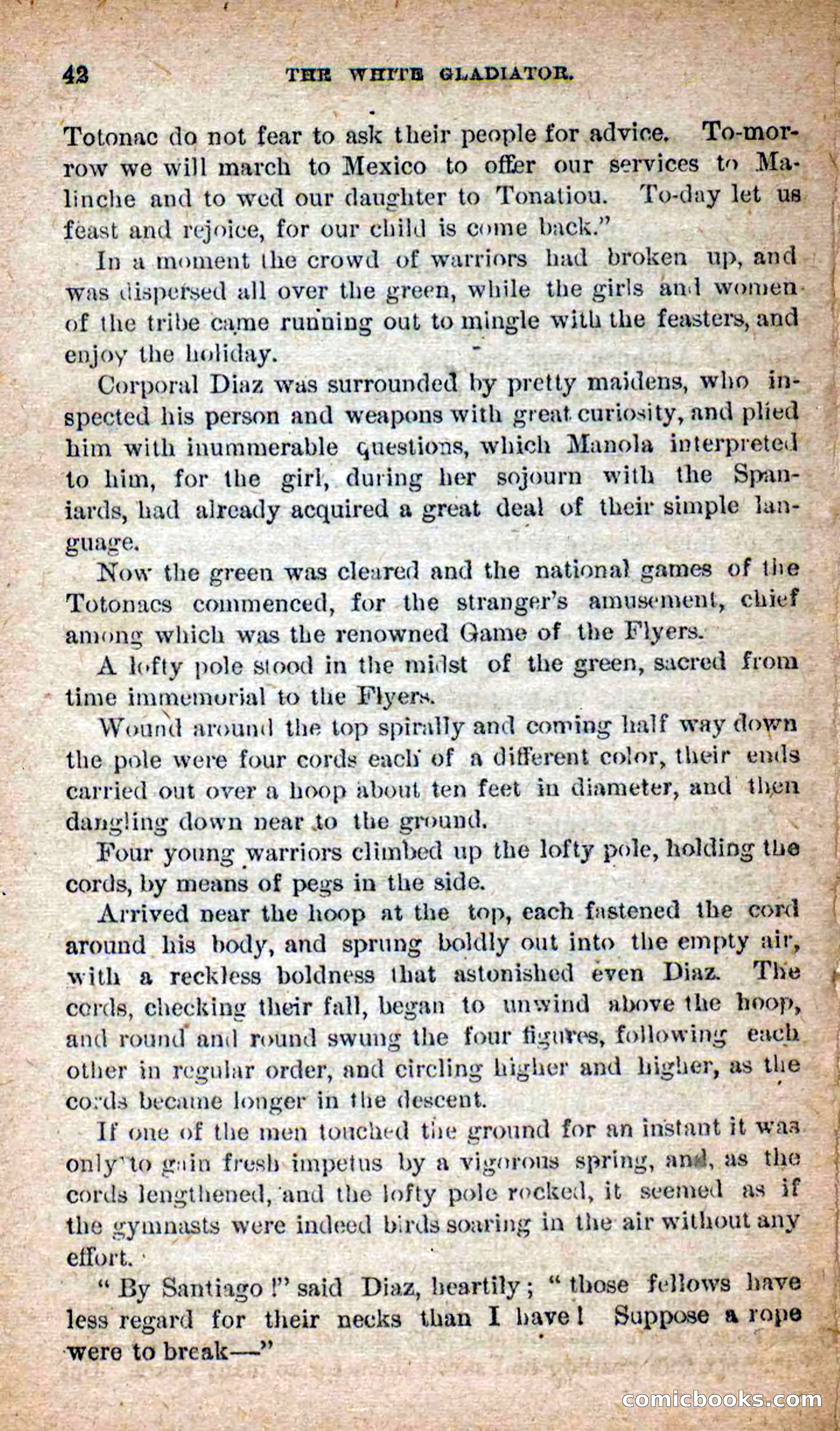 Beadle's Dime Novels No. 253: The White Gladiator — page 38 of 100