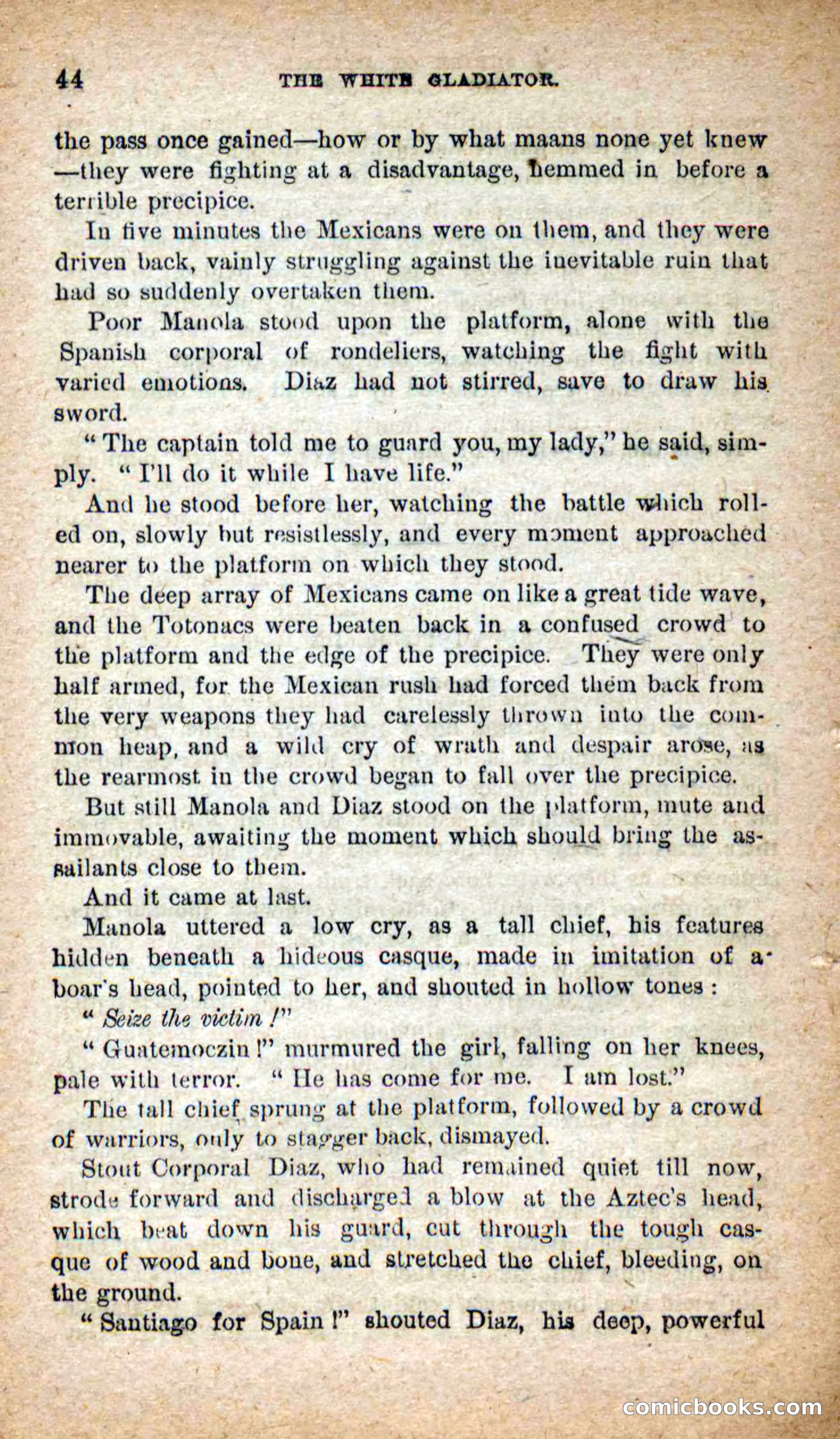 Beadle's Dime Novels No. 253: The White Gladiator — page 40 of 100