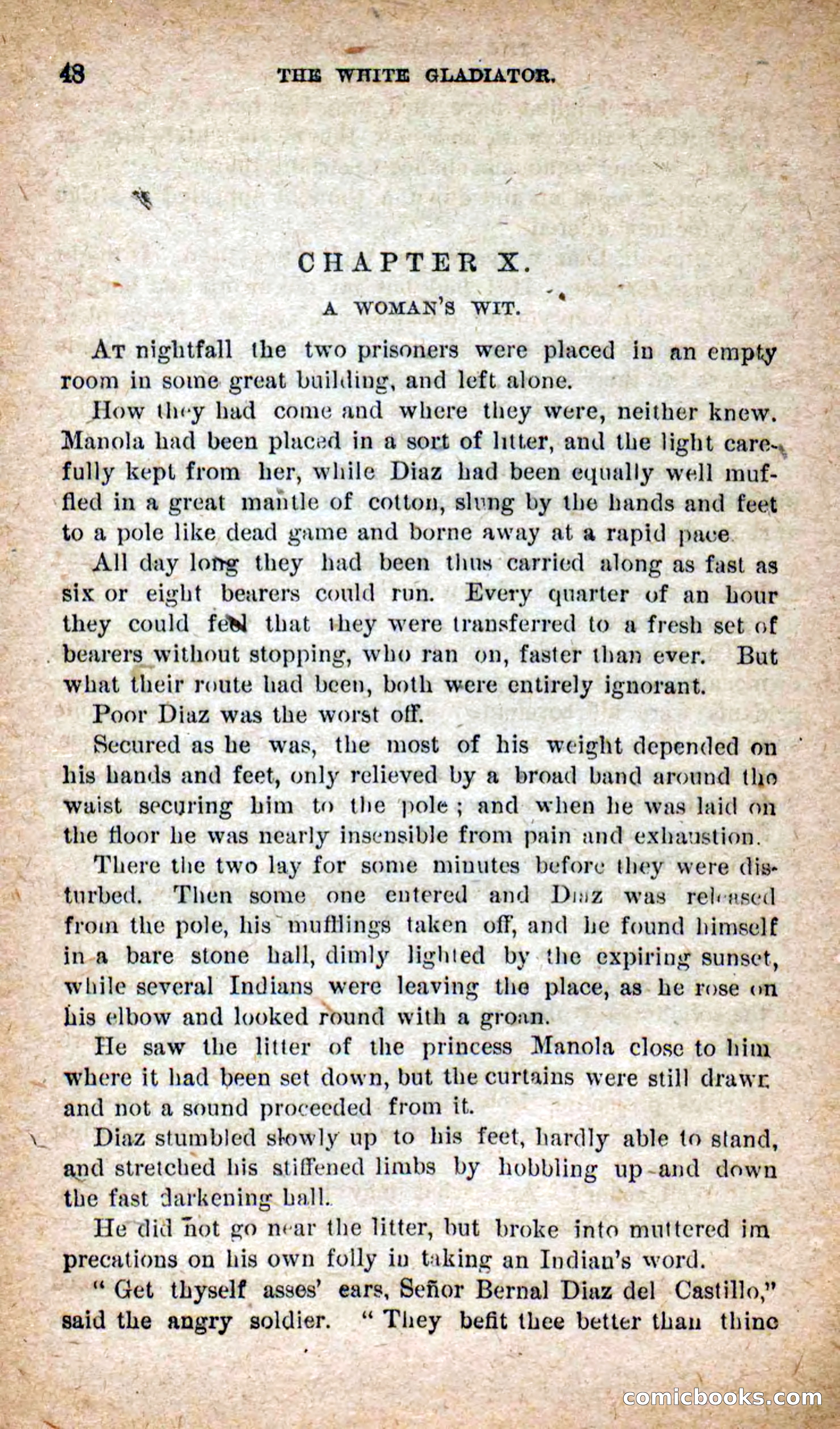 Beadle's Dime Novels No. 253: The White Gladiator — page 44 of 100