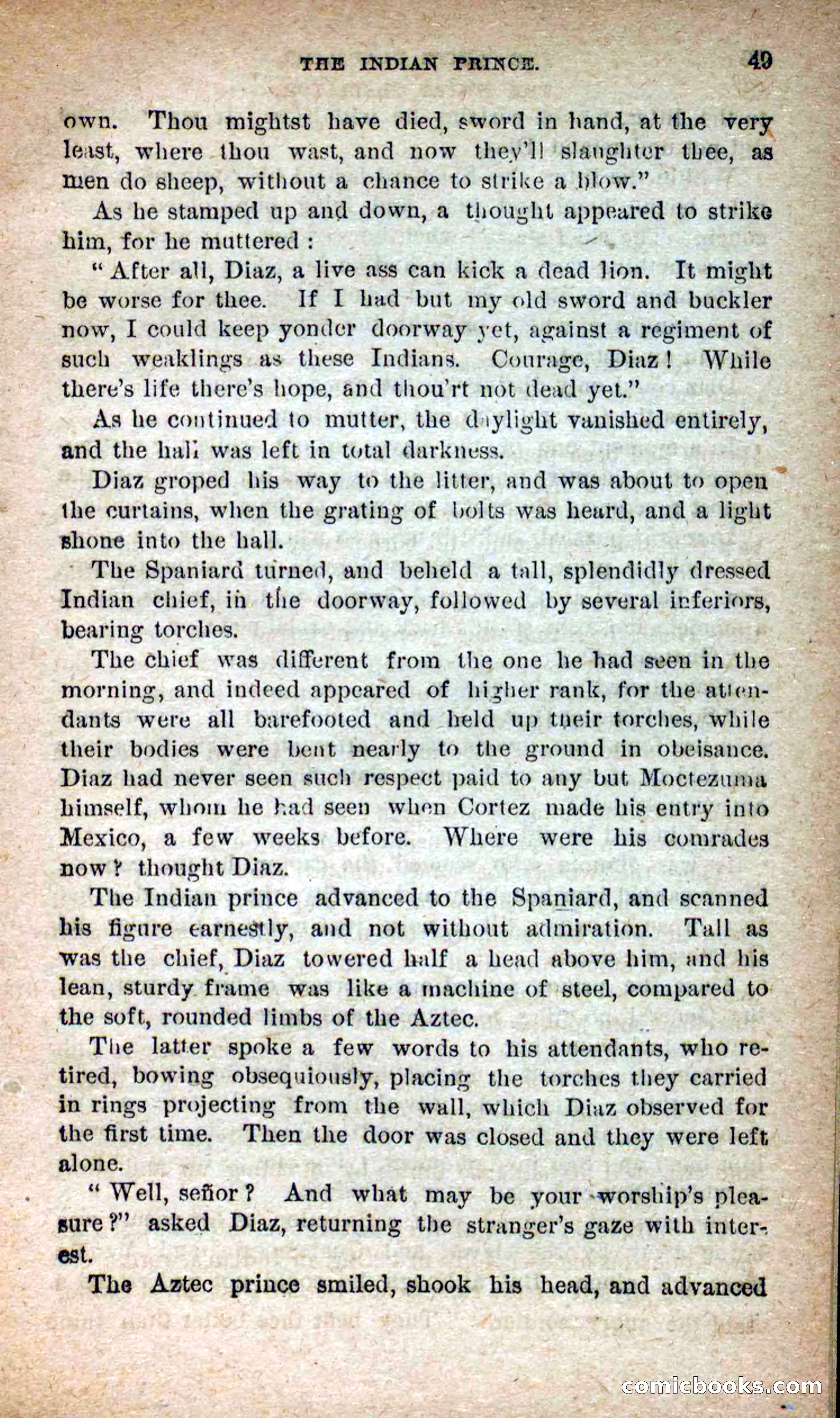Beadle's Dime Novels No. 253: The White Gladiator — page 45 of 100