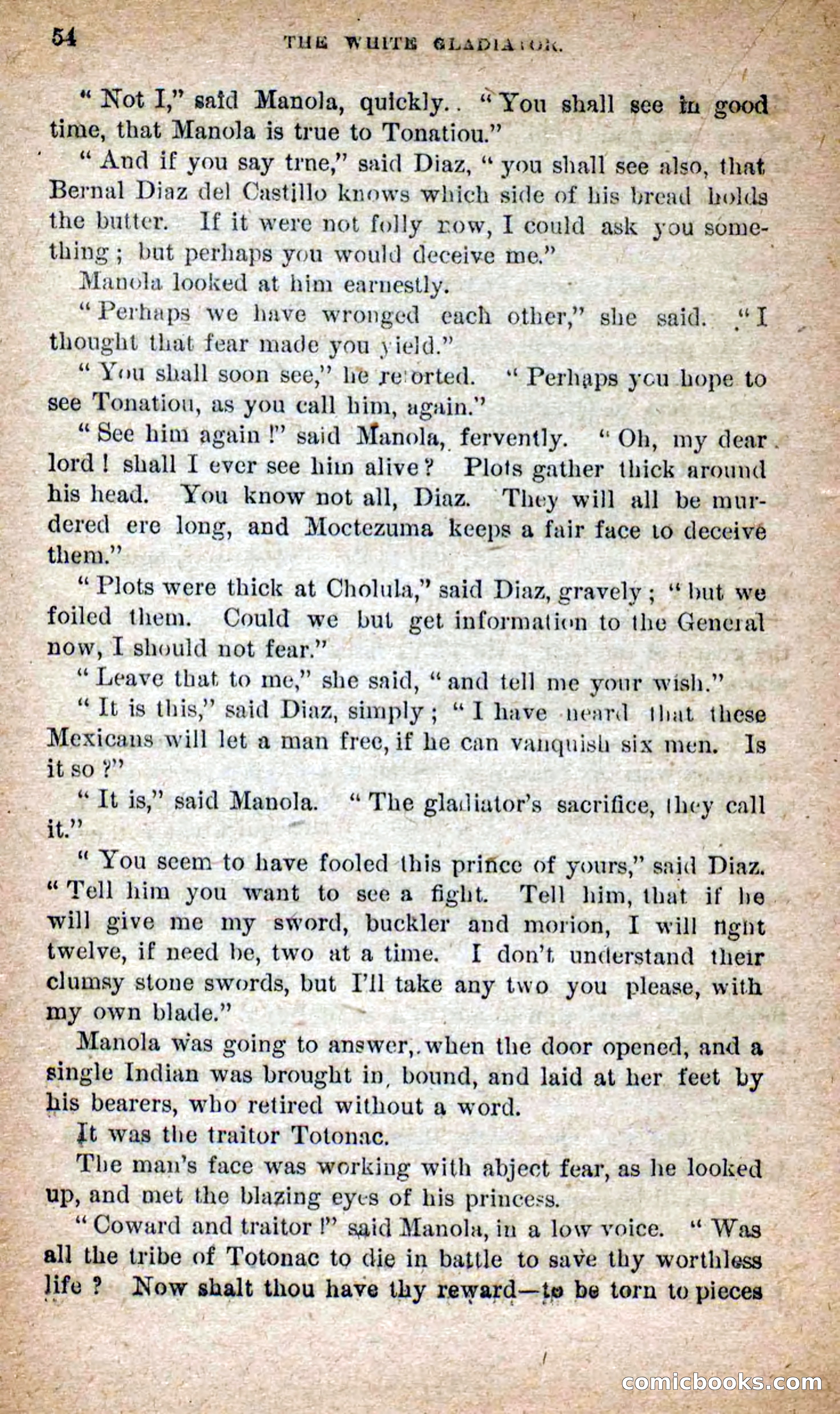 Beadle's Dime Novels No. 253: The White Gladiator — page 50 of 100
