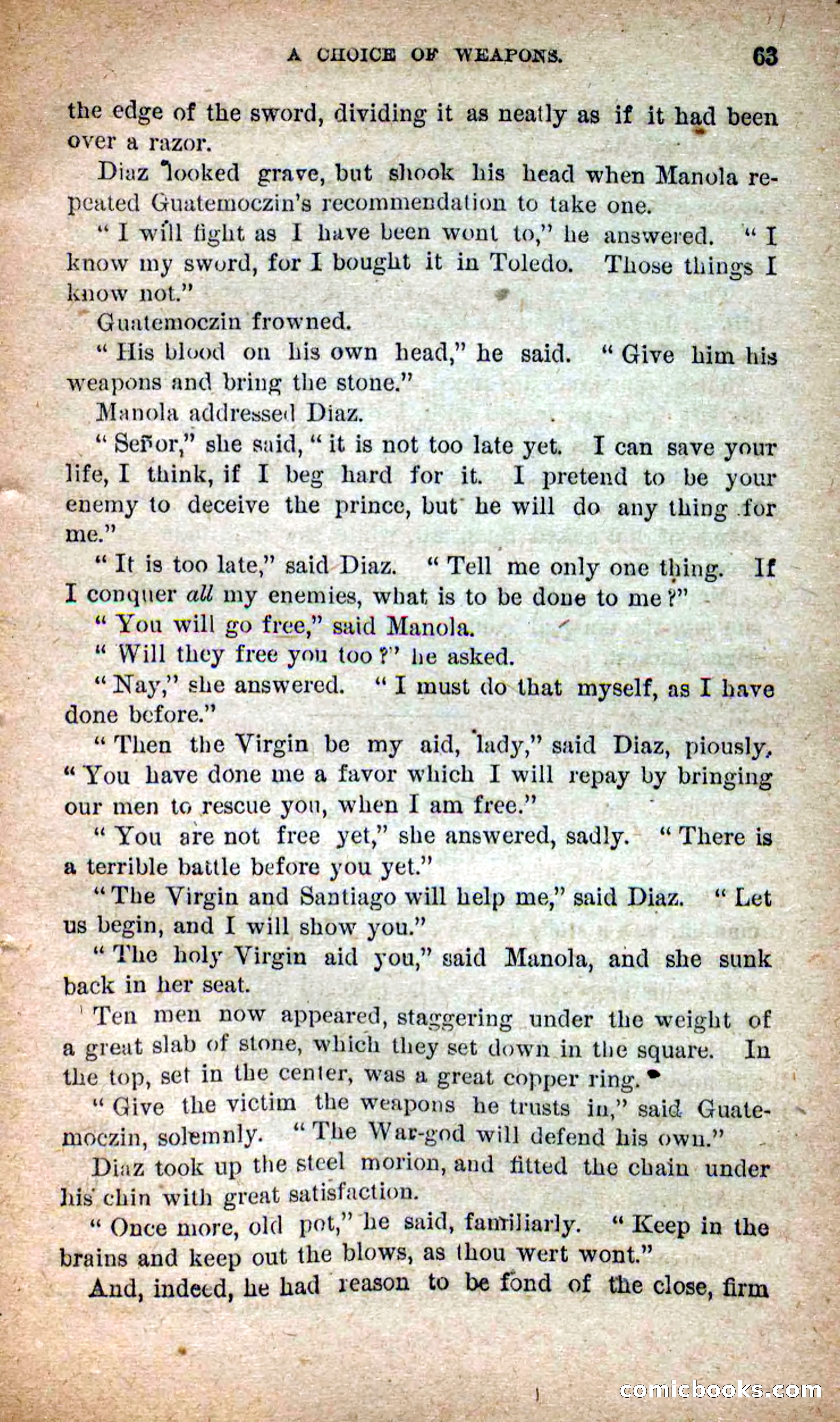 Beadle's Dime Novels No. 253: The White Gladiator — page 59 of 100