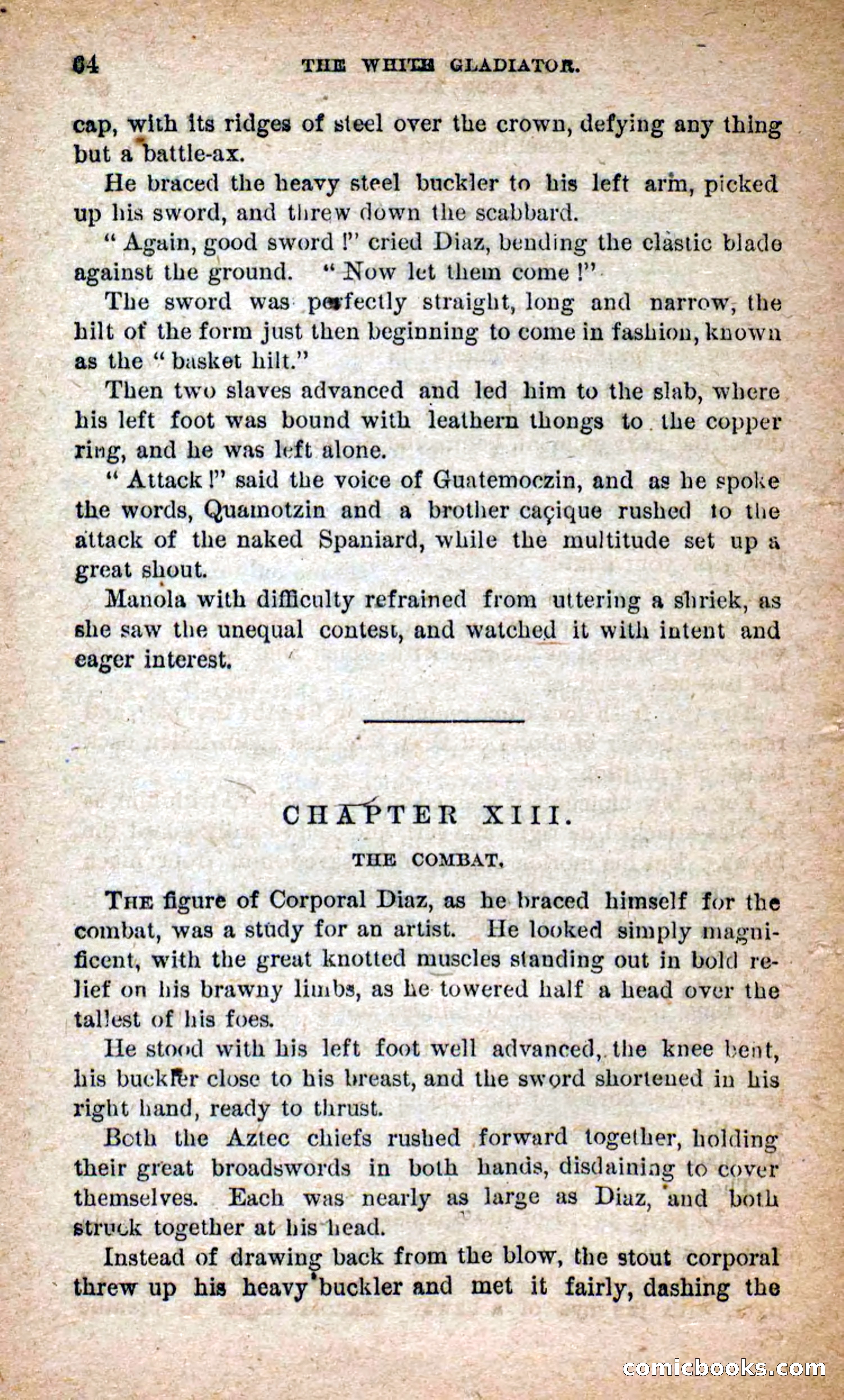 Beadle's Dime Novels No. 253: The White Gladiator — page 60 of 100