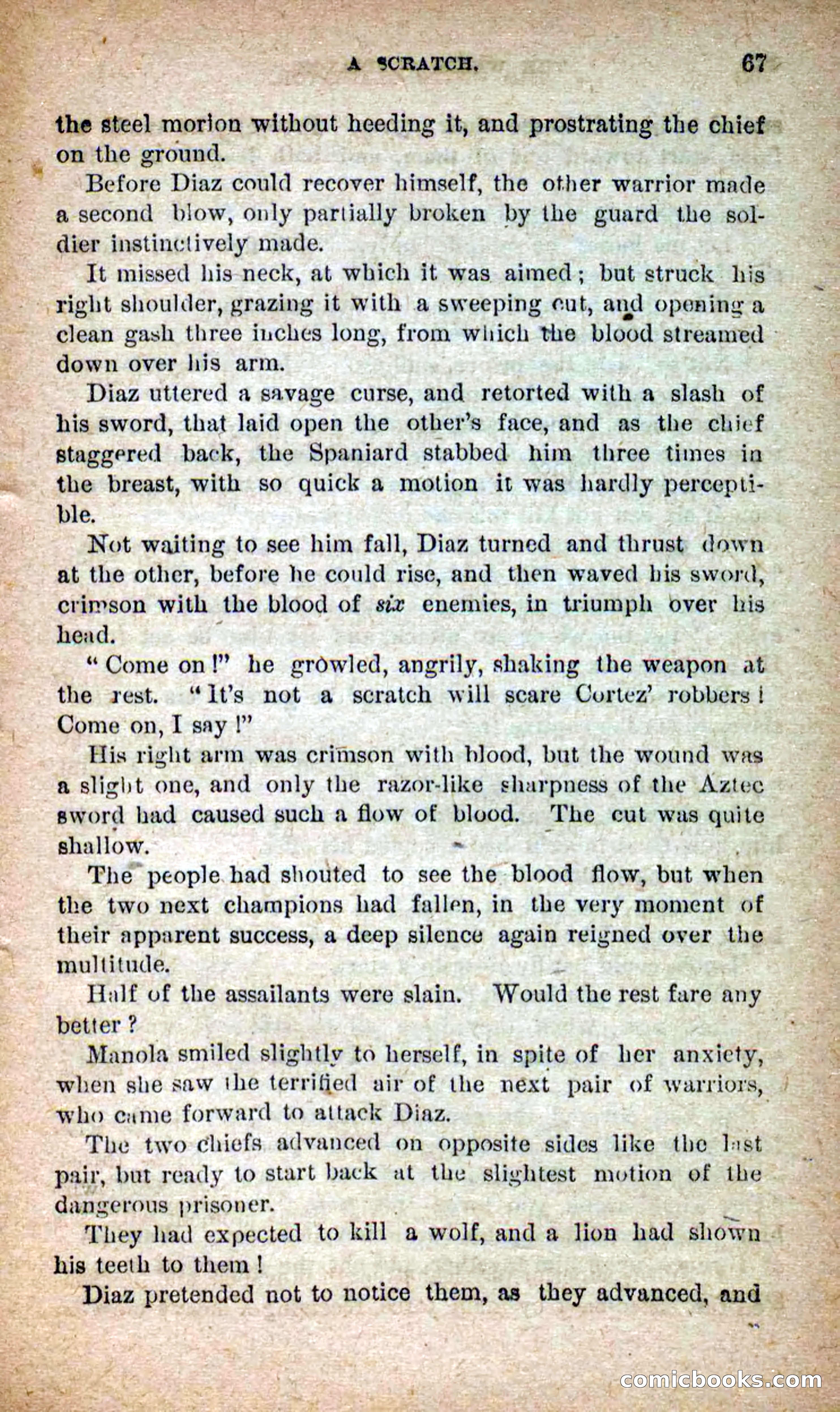Beadle's Dime Novels No. 253: The White Gladiator — page 63 of 100